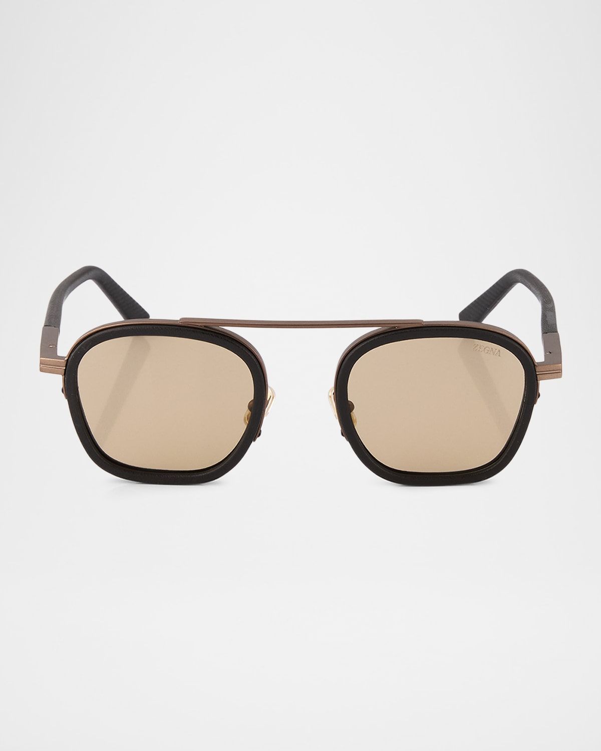 Men & apos;s Orizzonte Metal Square Sunglasses