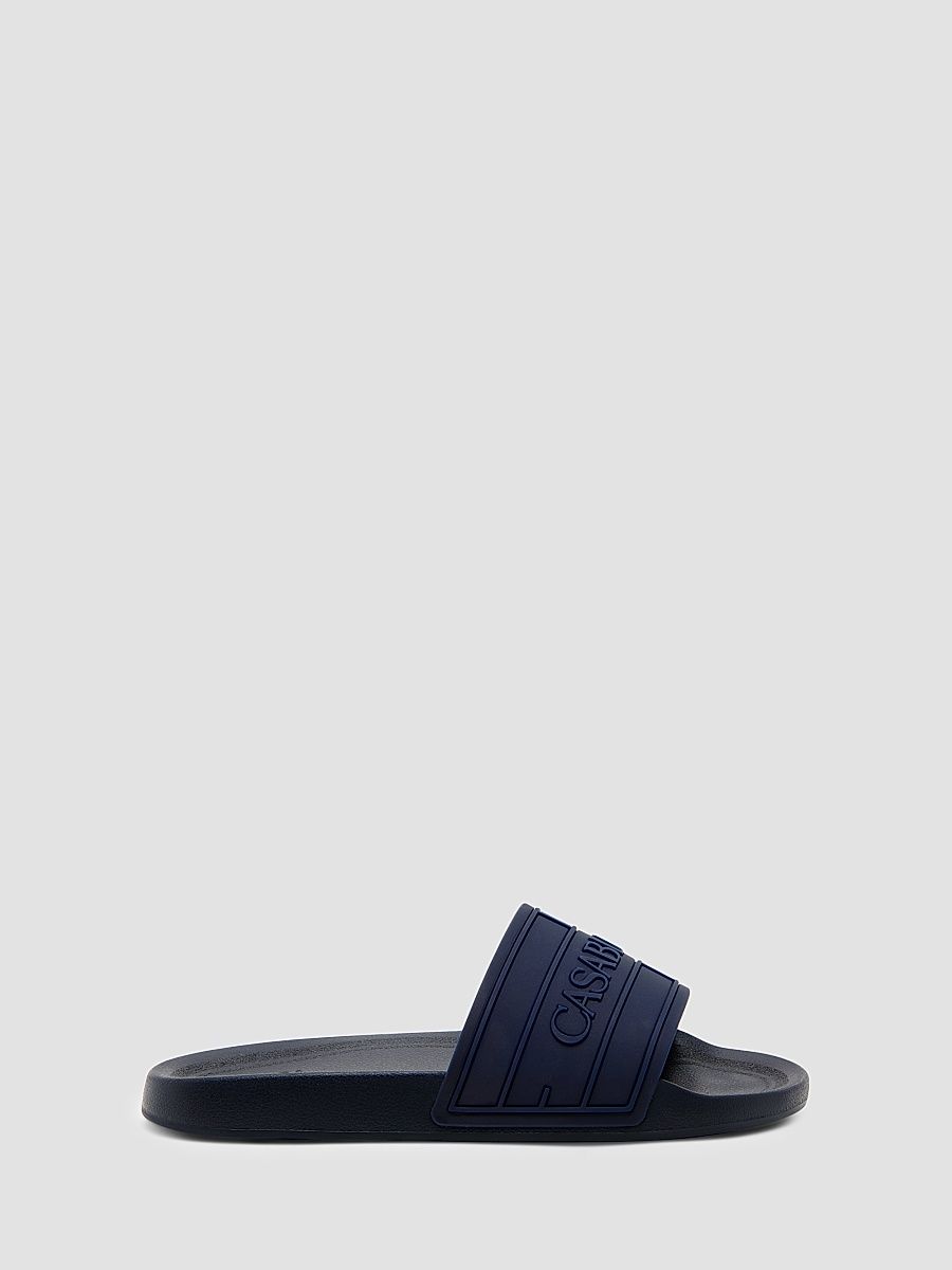 Men's Rubber Slide Sandals - Blue - Size 12