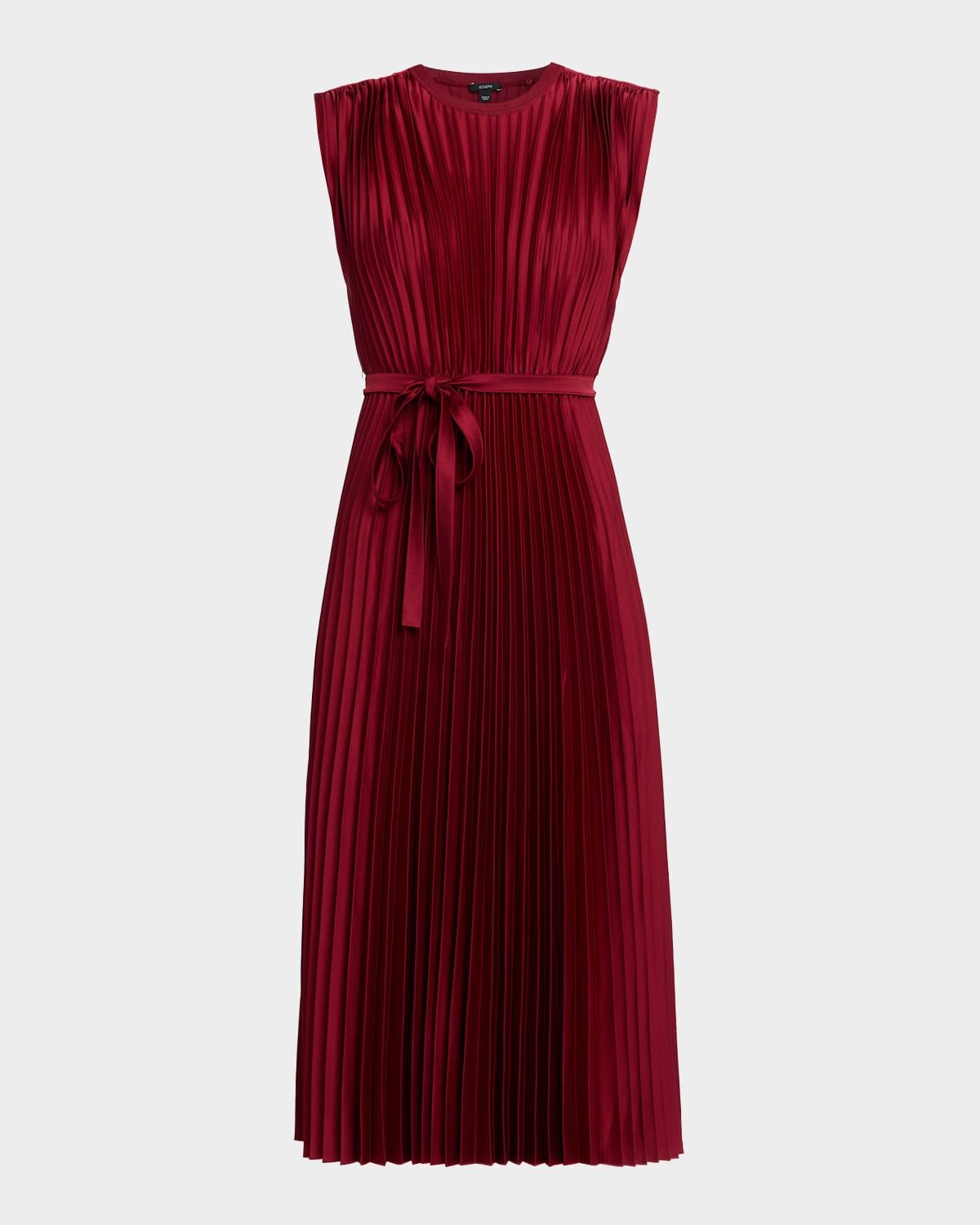 Volta Sleeveless Pleated Midi Dress