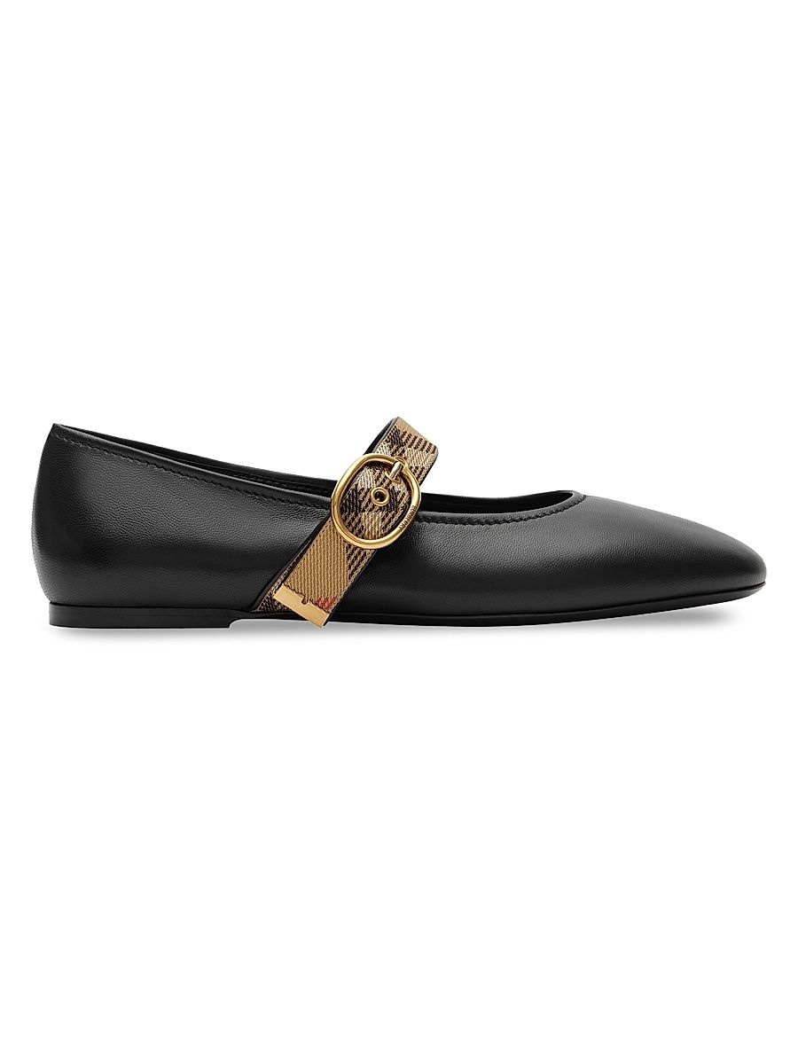 Women's Robin Ballerina Flats - Black - Size 7.5