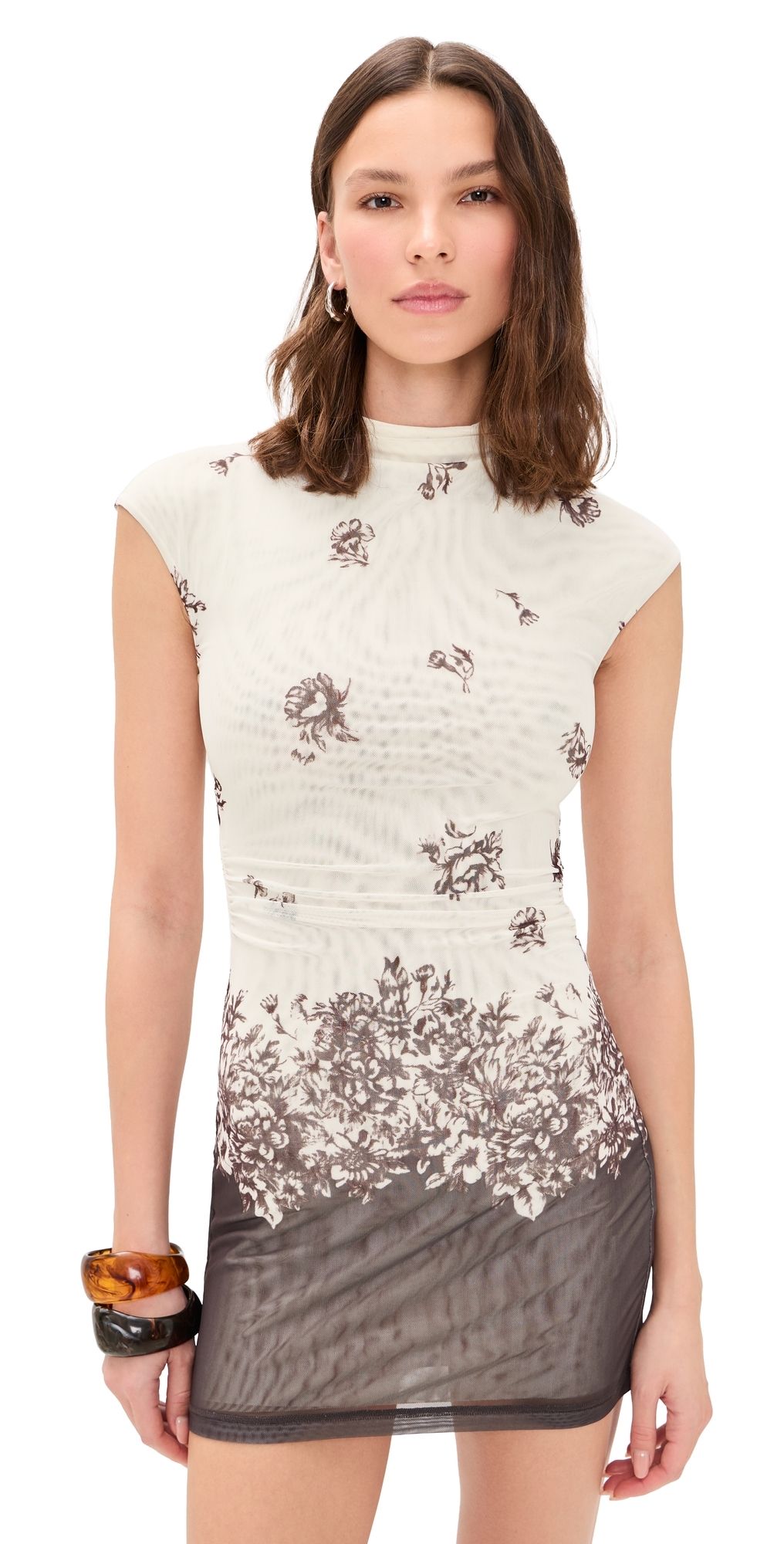 Bec + Bridge Violette Mini Dress Carnation Floral 6