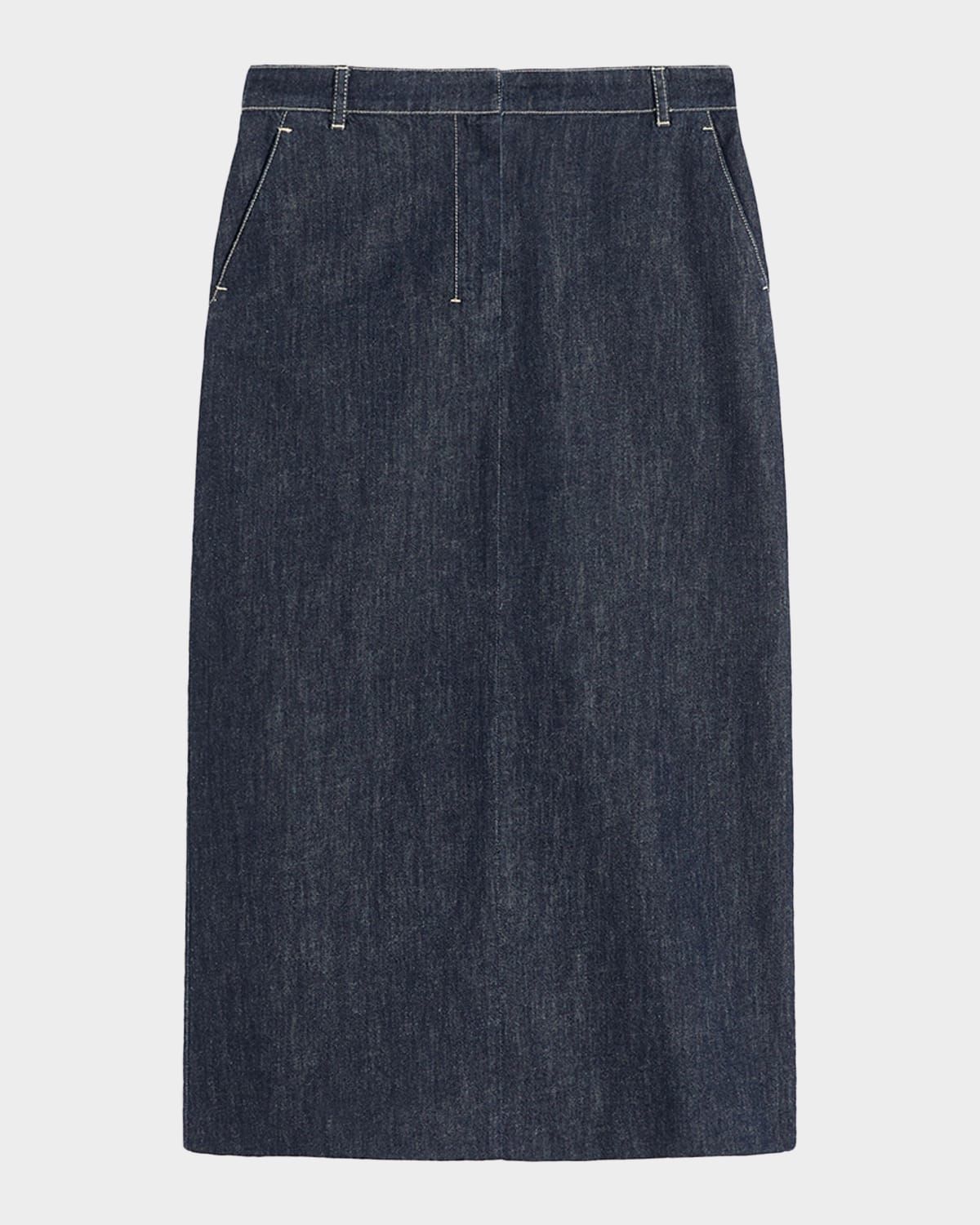 Serena Denim Midi Skirt
