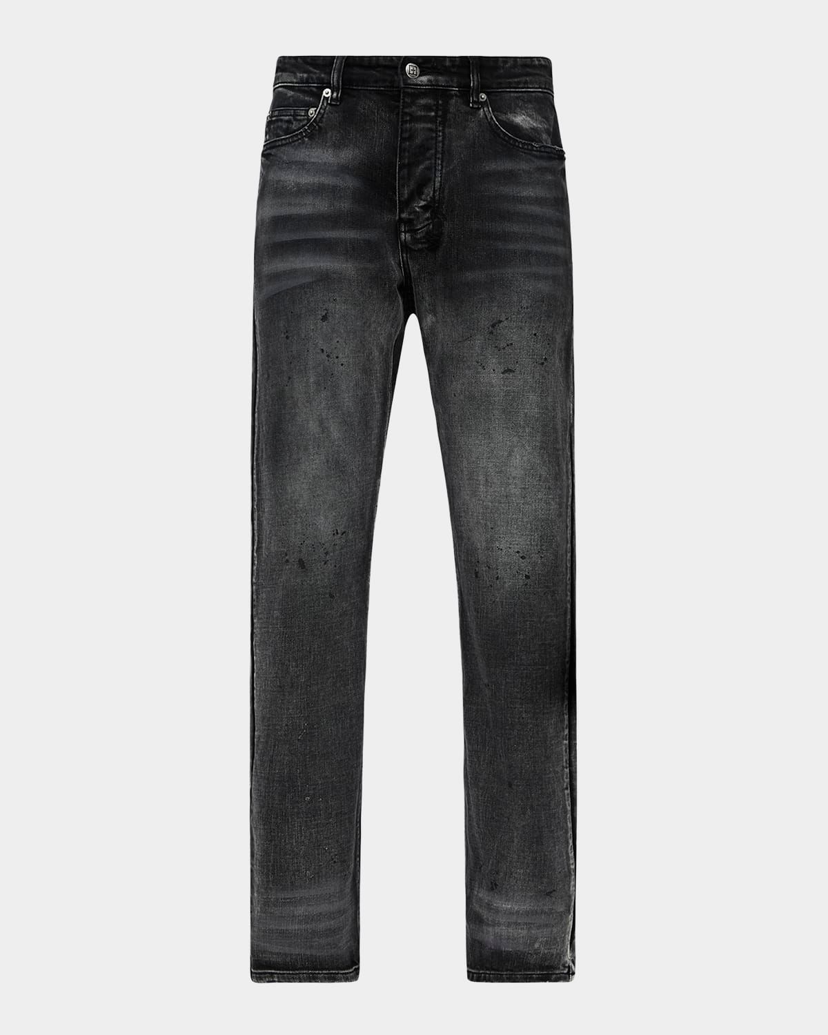 Men & apos;s Chitch Carbon Black Slim Jeans