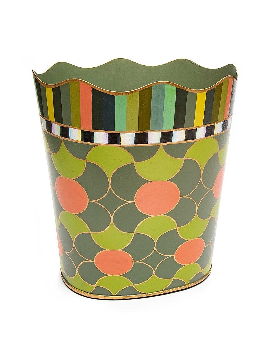 Lily Pond Iron Waste Bin