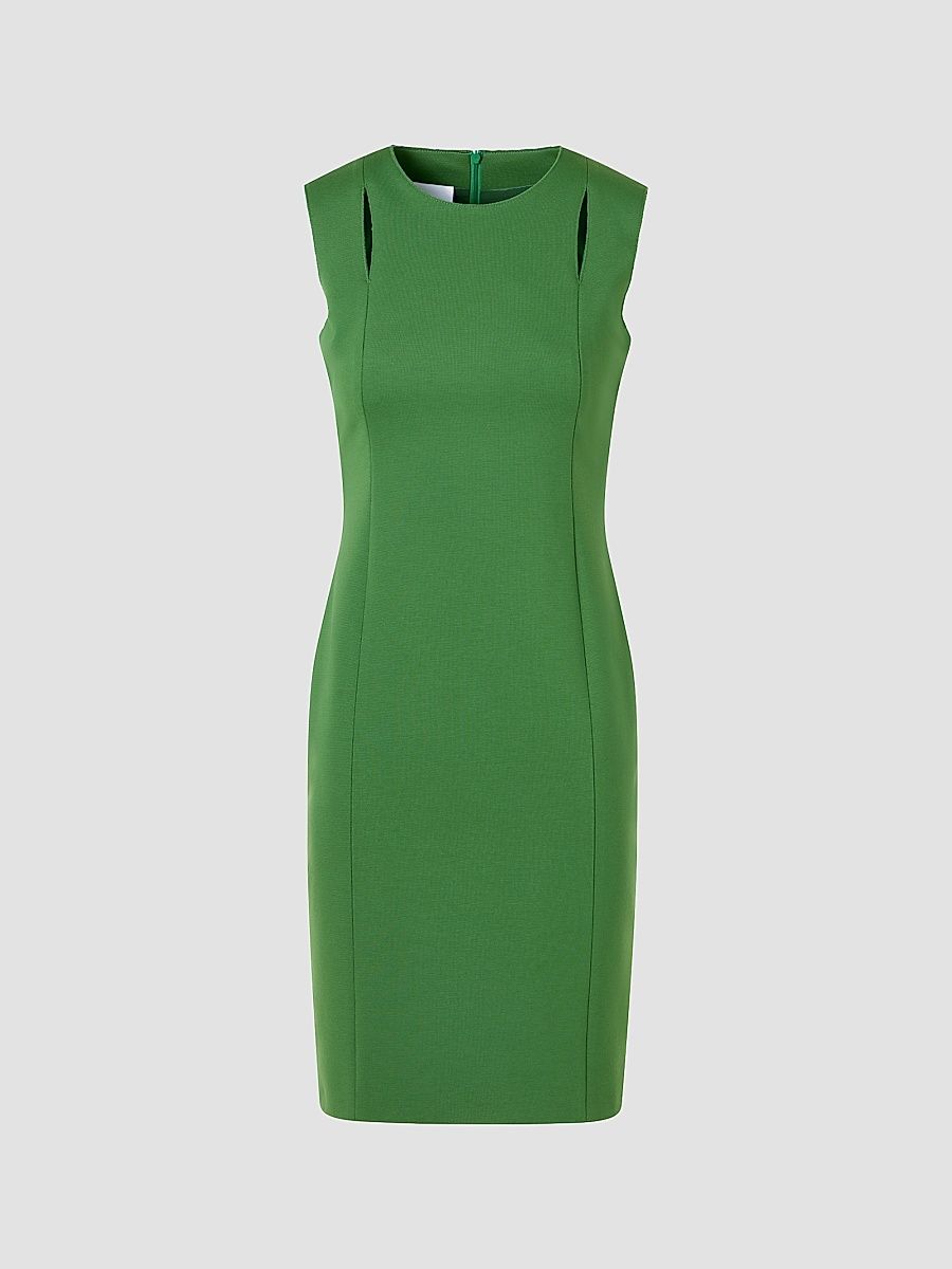 Women's Cut-Out Pencil-Style Mini Dress - Green - Size 16