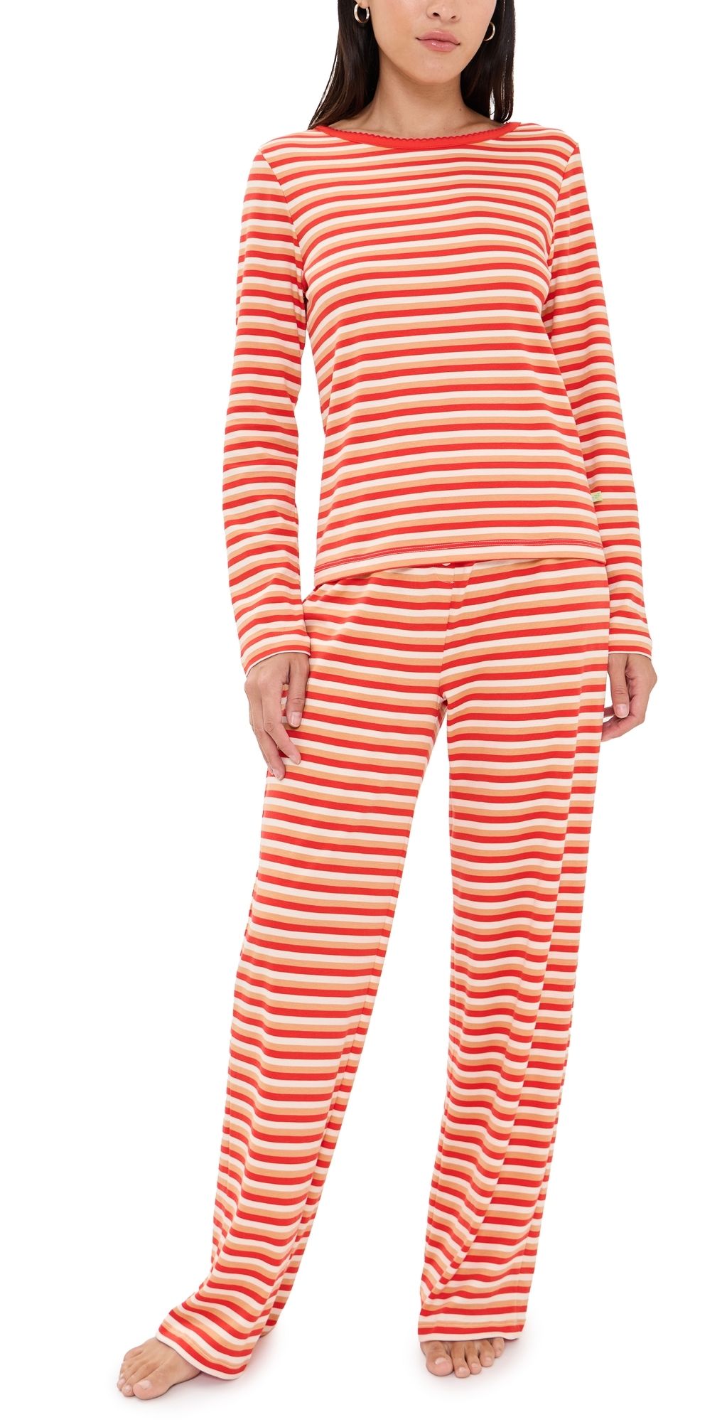 Cozyland by Morgan Lane Ellie Pajama Set Cinnamon S