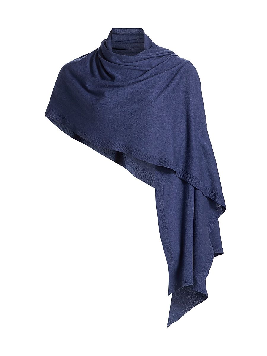 Women's Cashmere Shawl - Blue Moon
