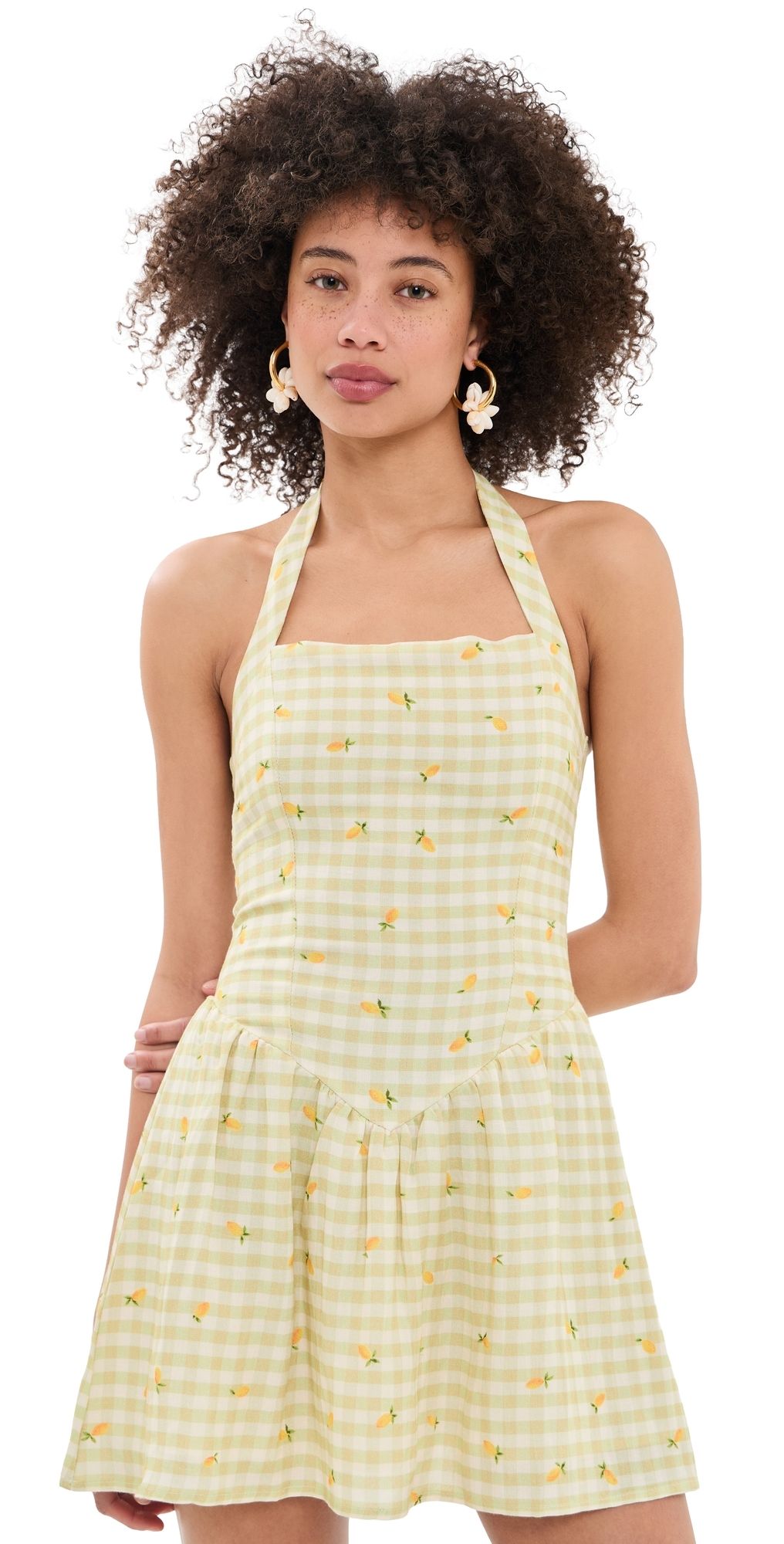 RESA Sutton Mini Dress Zest S