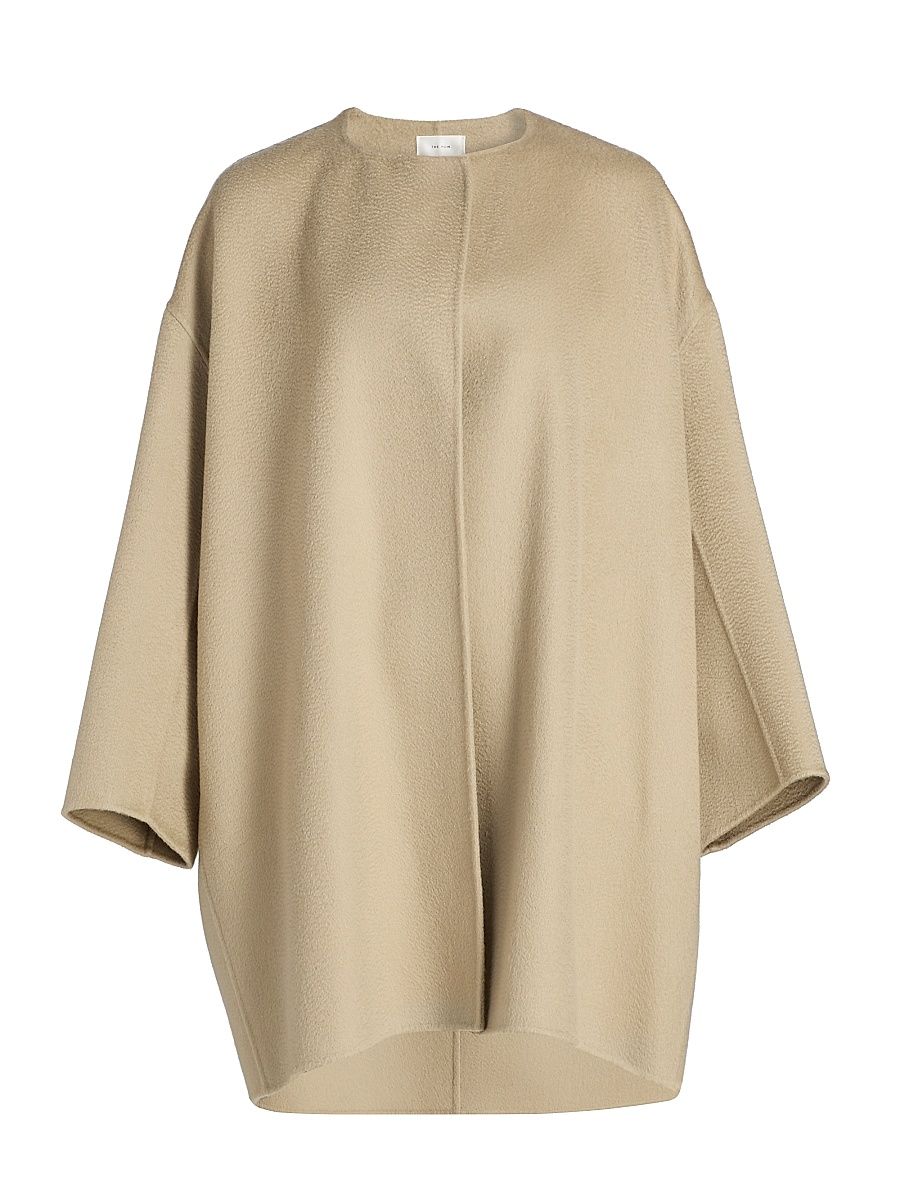 Women's Verlain Cashmere Coat - Light Pebble - Size 6