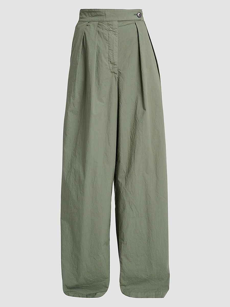 Women's Pamplona Stretch Cotton Pleated Pants - Sage - Size 4
