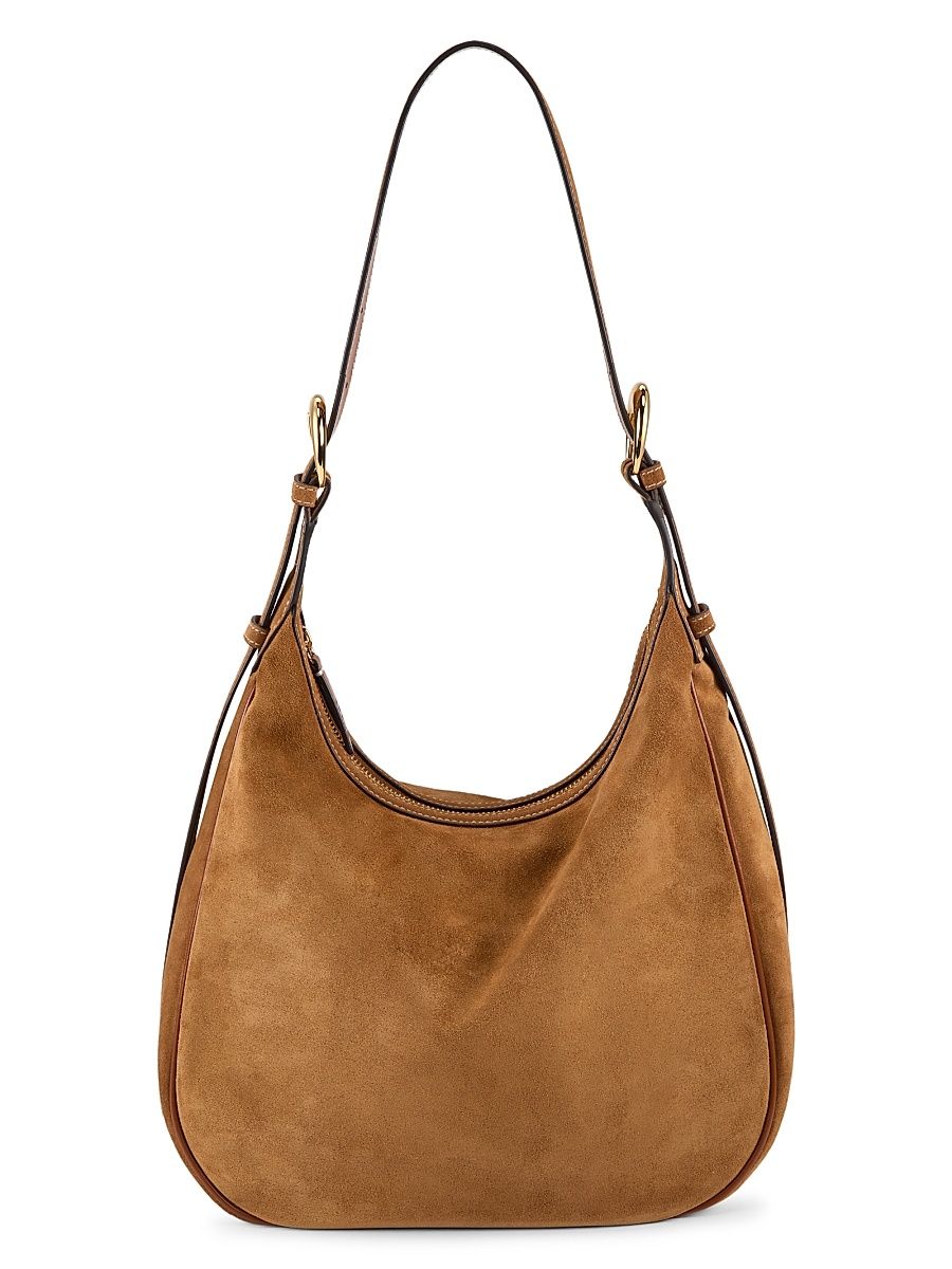 Women's Pine Suede Hobo Bag - Tan