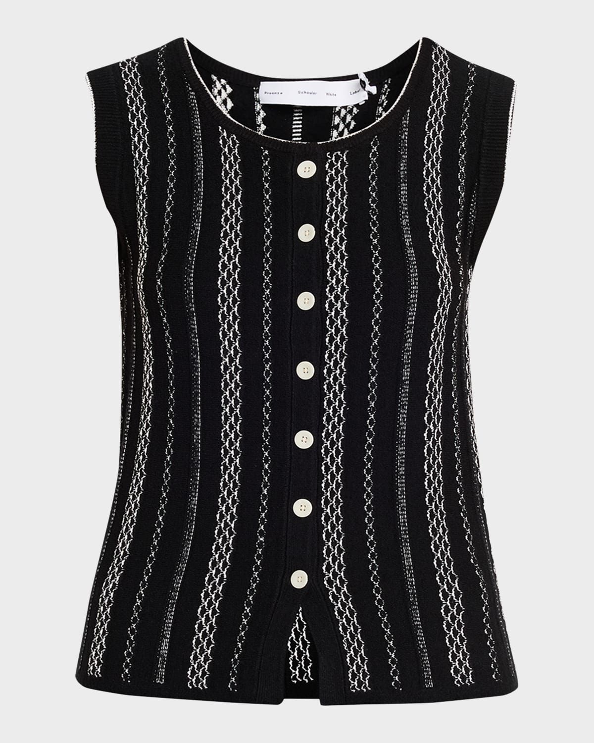 Alyna Textured Knit Vest