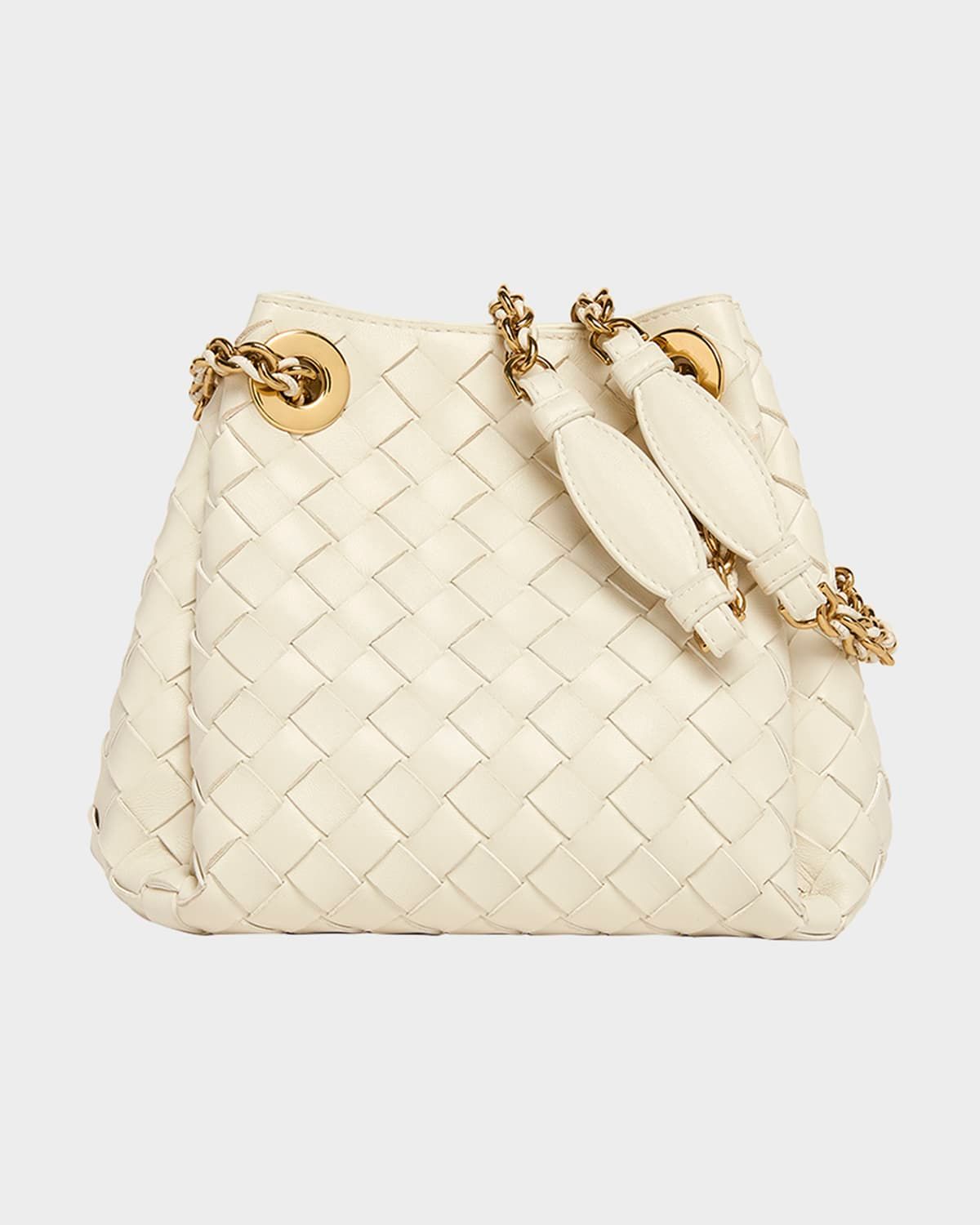 Small Parachute Leather Shoulder Bag