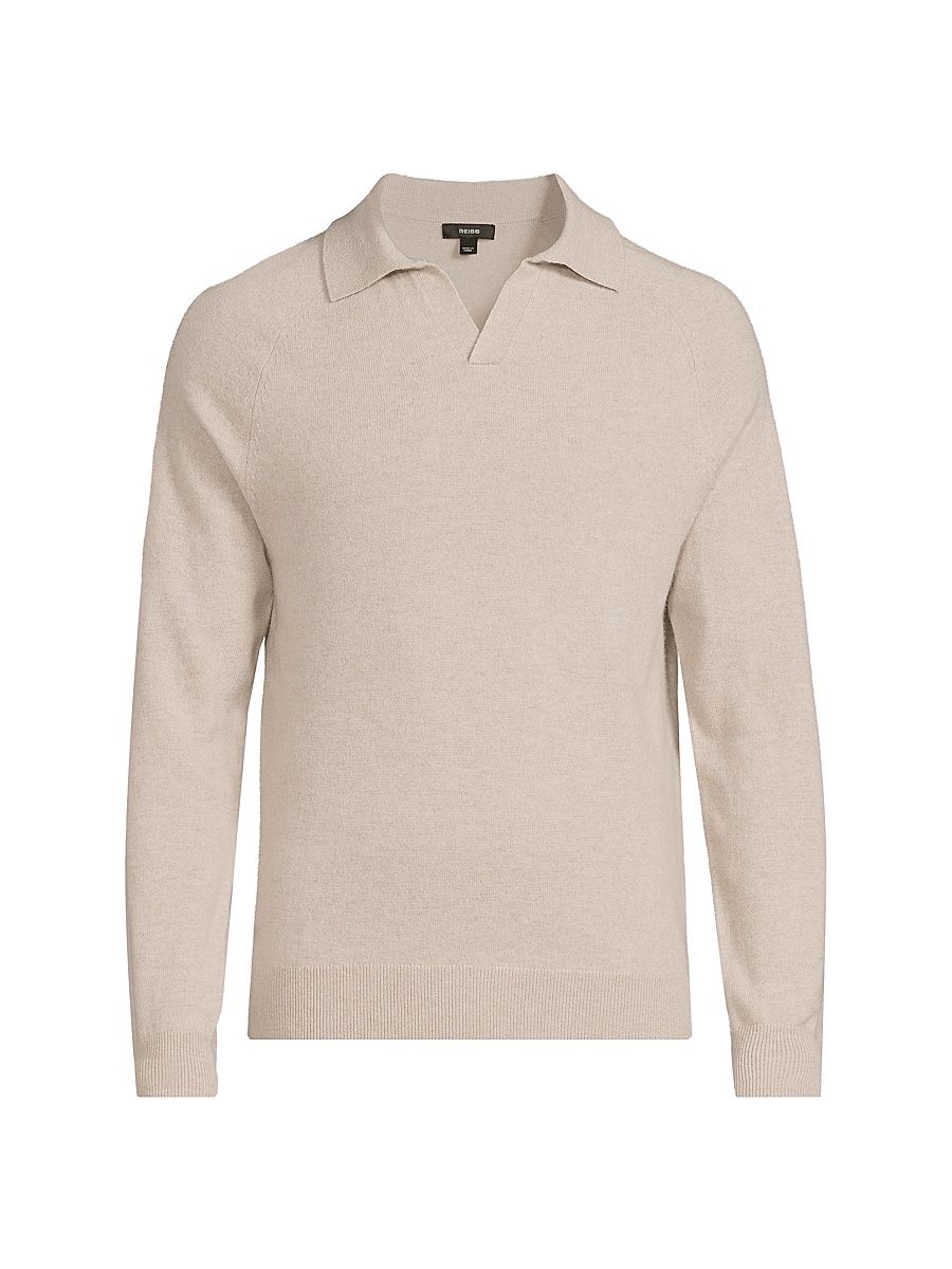Men's Grange Wool & Cashmere Sweater - Oatmeal - Size XXL