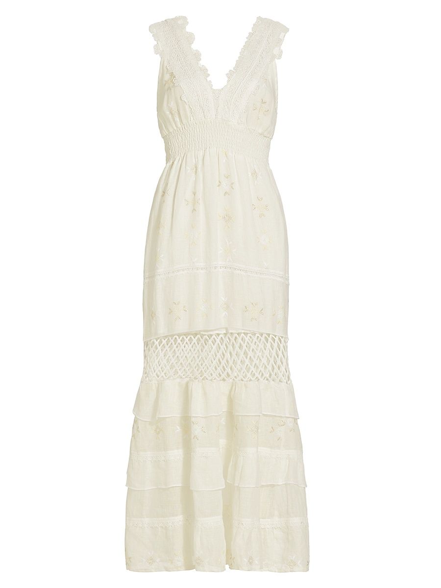 Women's Marilina Maxi Dress - Natural - Size Large