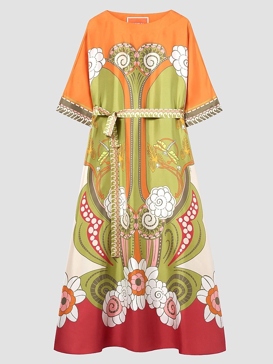 Women's Muumuu Dress - Ambrosia Placee Green - Size XXL