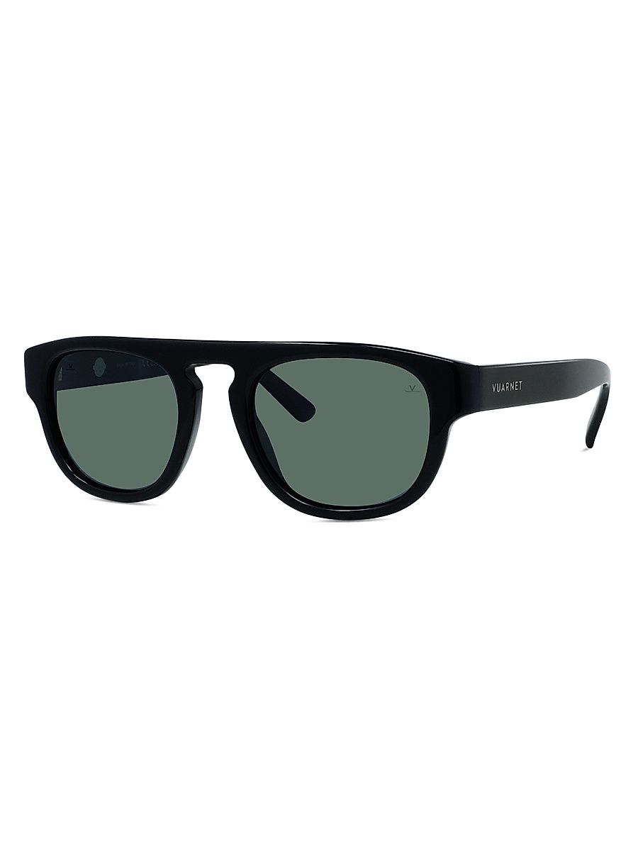 Men's Belvedere 0552MM Geometric Sunglasses - Black