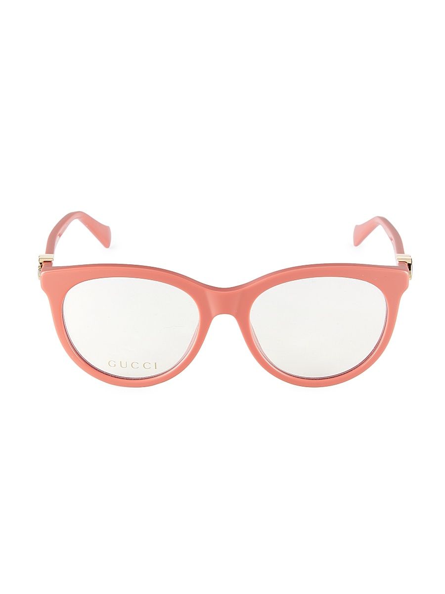 Women's Mini Running 53MM Cat-Eye Optical Glasses - Pink