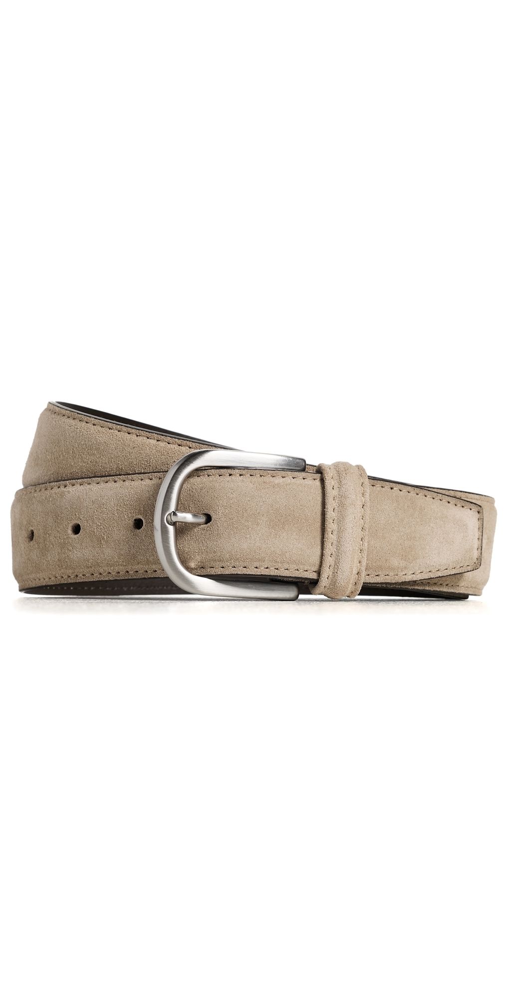 Anderson's Suede Belt Tan F1 40