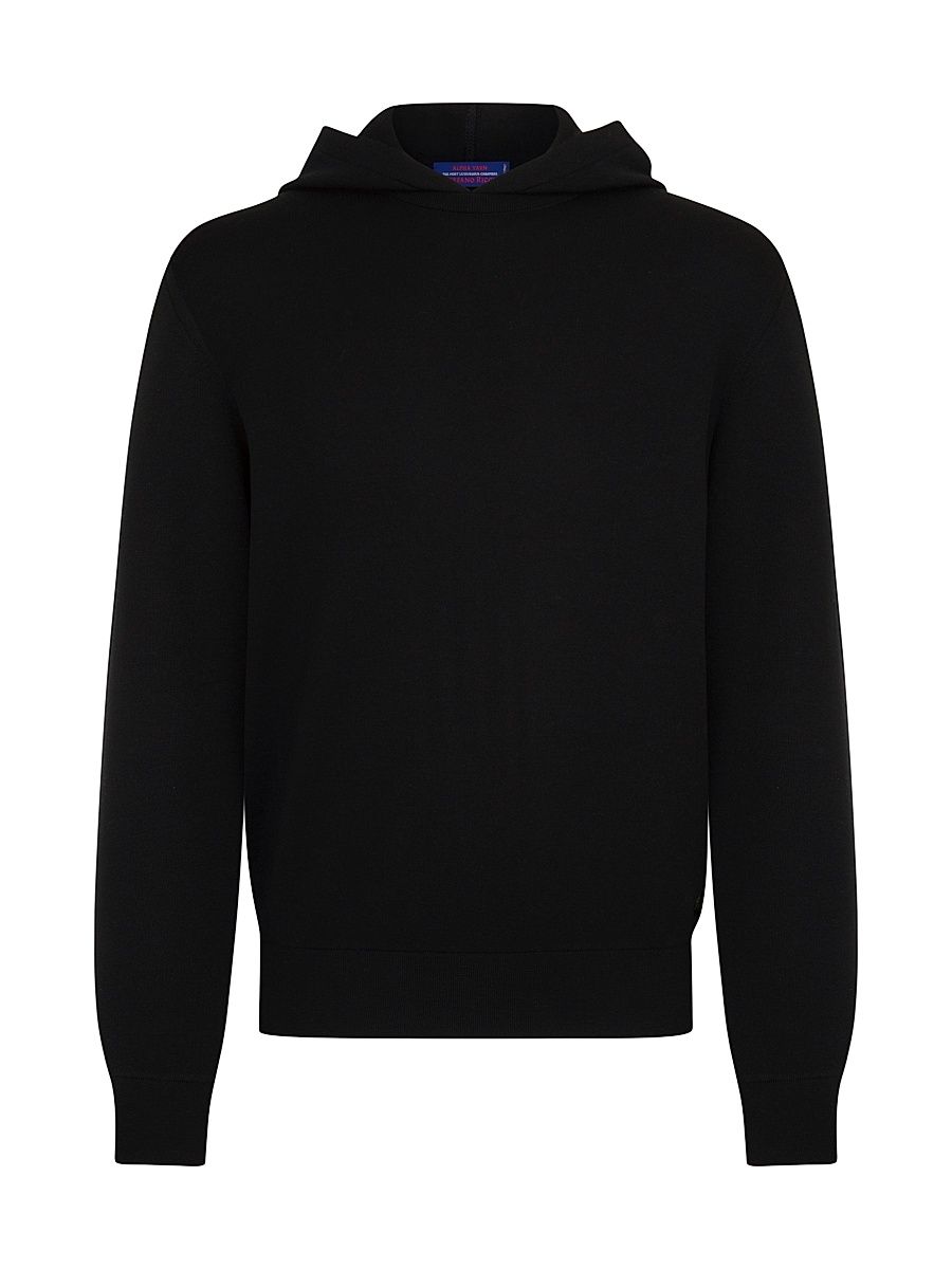 Men's Luxurious and Sophisticated Crewneck Sweater - Black - Size 44