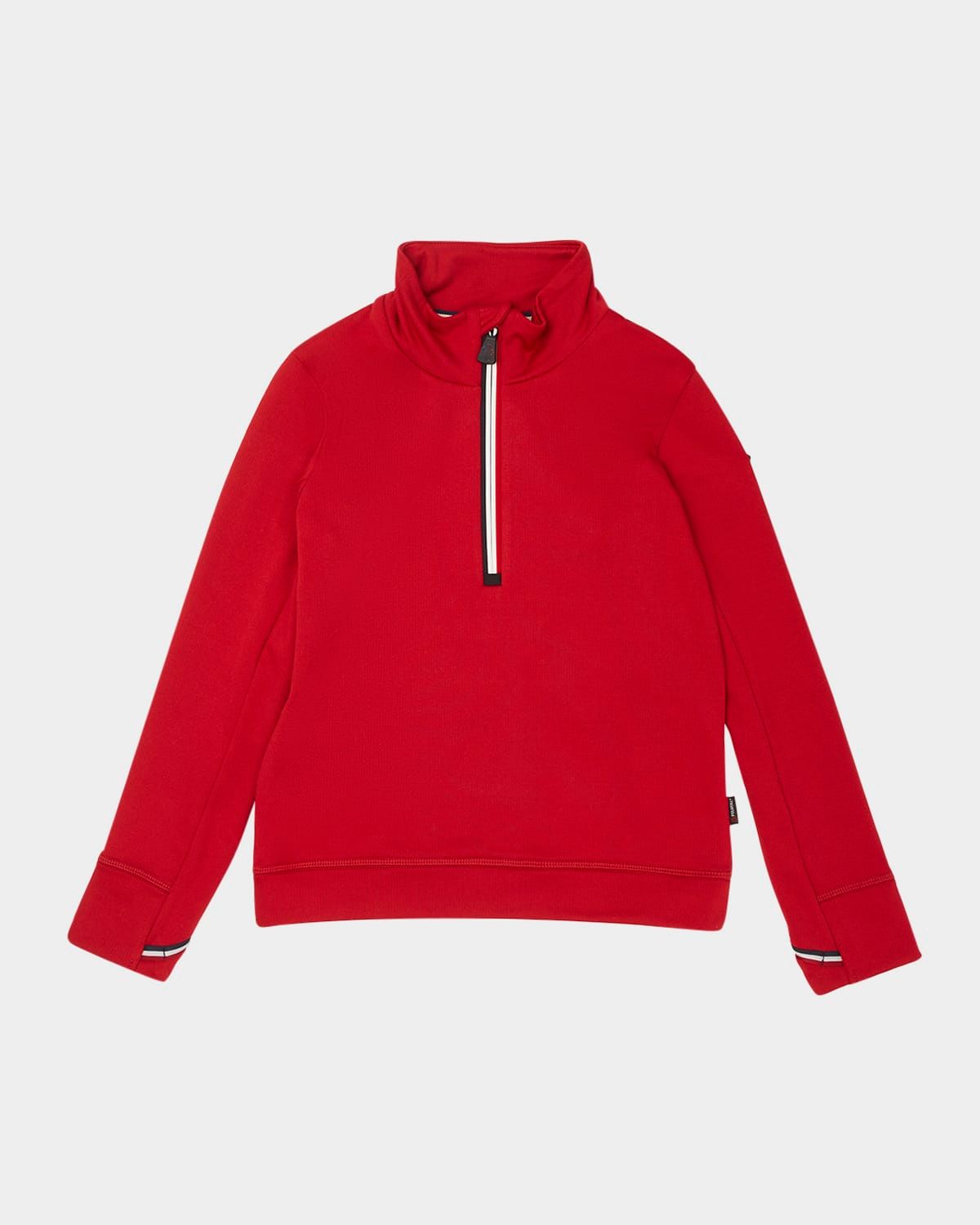 Boy & apos;s Tri-Stripe Quarter Zip, Size 8-14