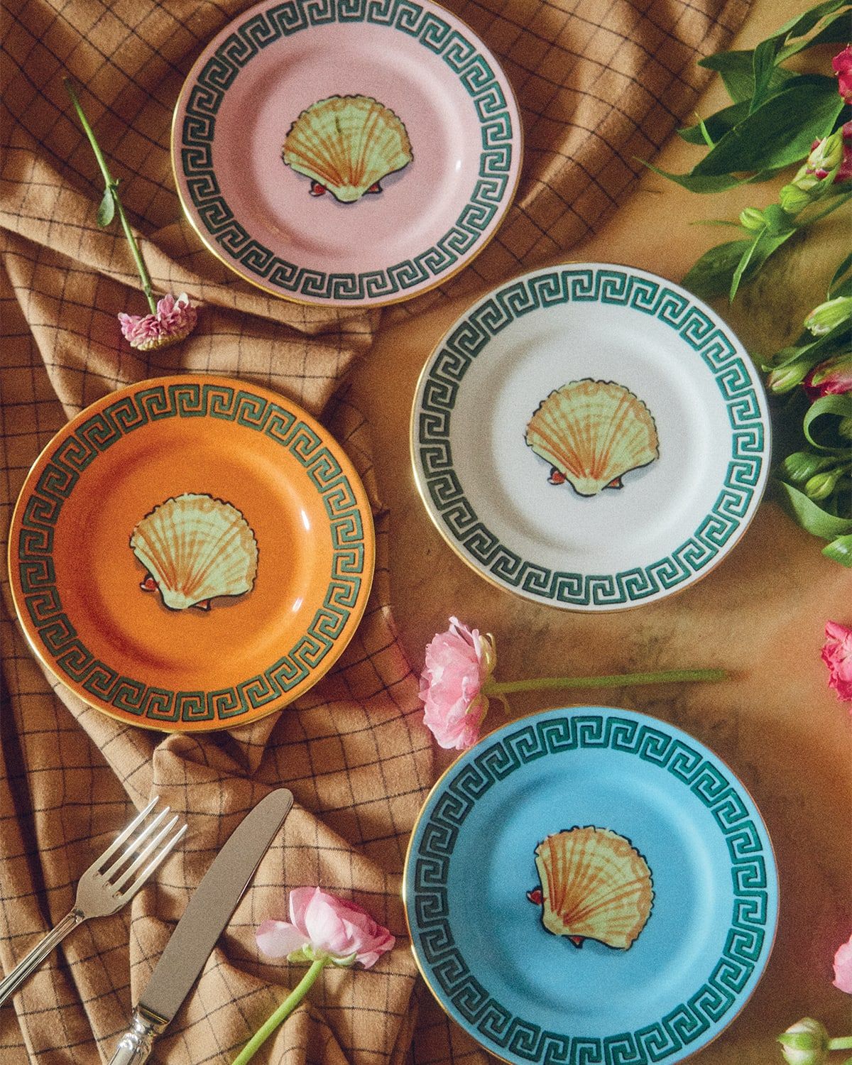 Il Viaggio di Nettuno Bread Plates, Set of Four