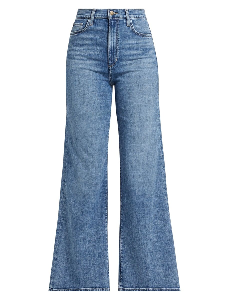 Women's The Mia High-Rise Wide-Leg Jeans - The Moment - Size 28