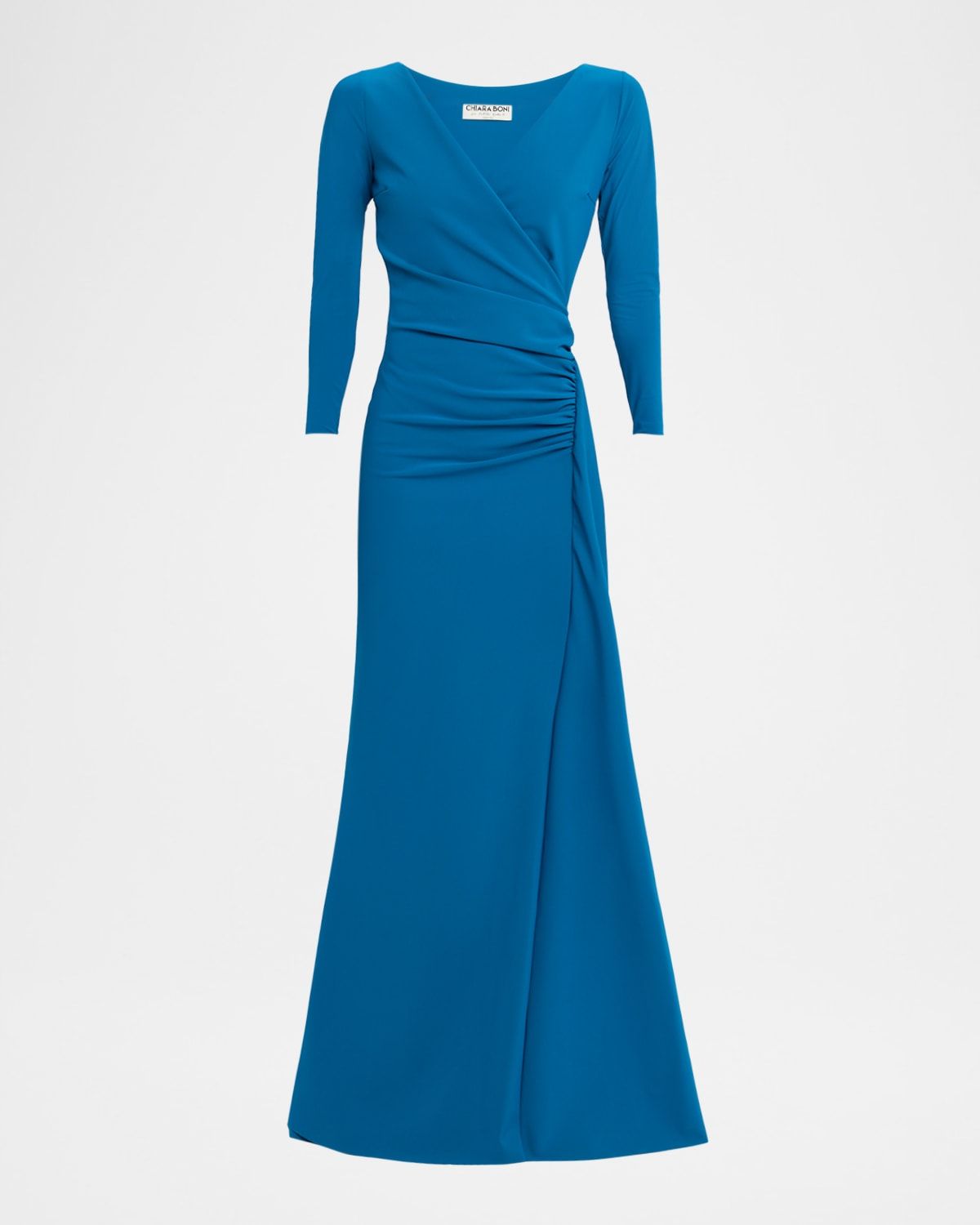 Koly Draped Surplice Jersey Gown