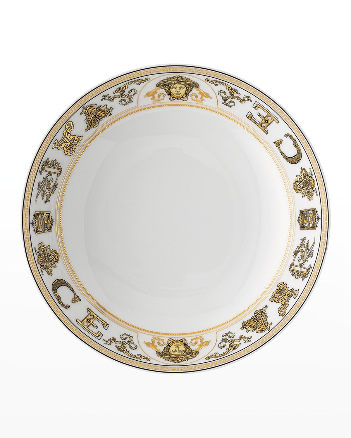 Virtus Gala White Rim Soup Bowl