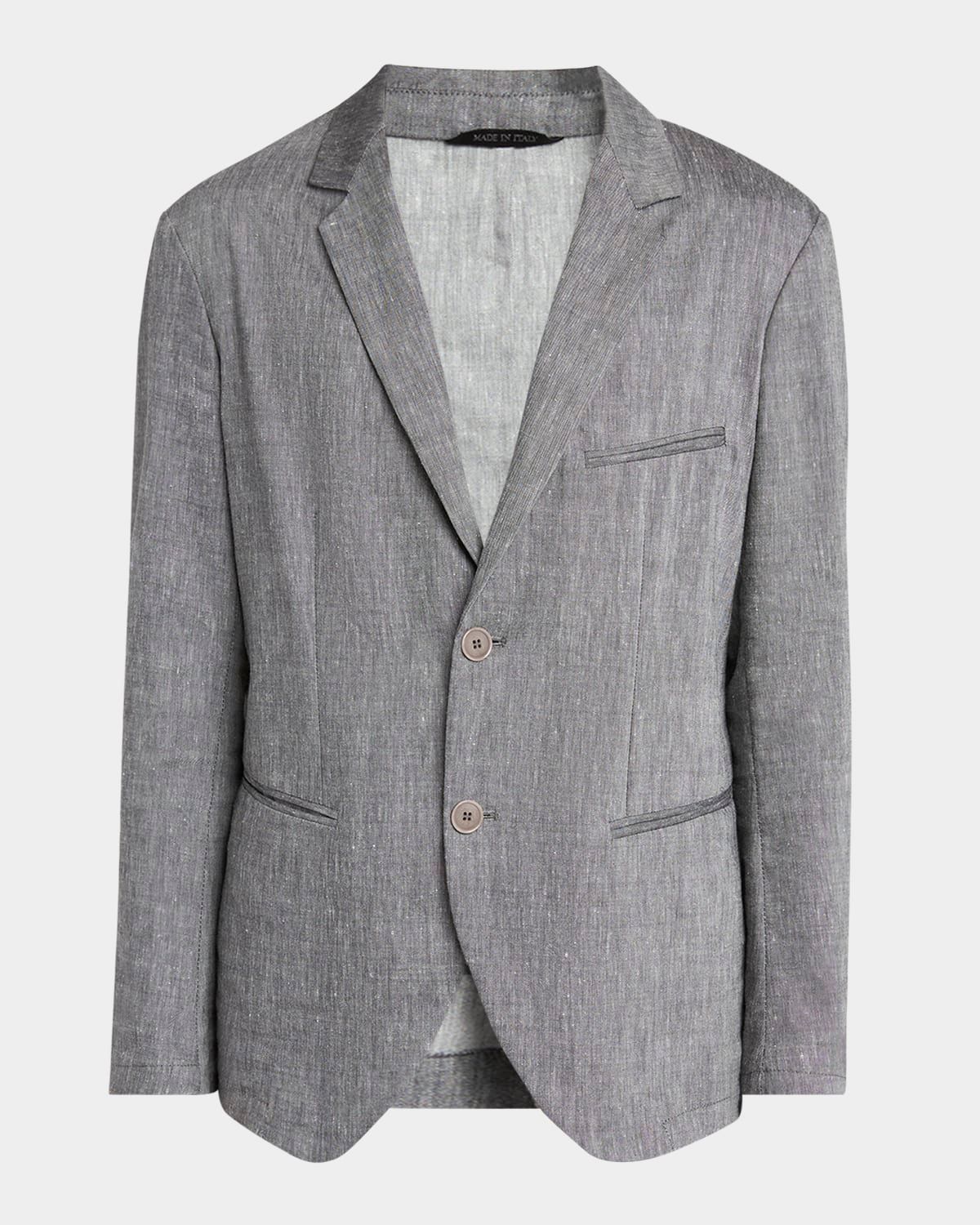 Men & apos;s One Shot Linen-Wool Sport Coat