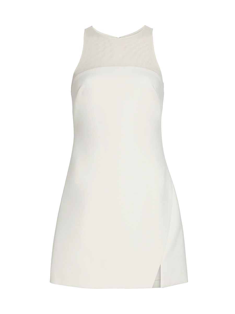 Women's Elson Mesh Yoke Minidress - Ivory - Size 16