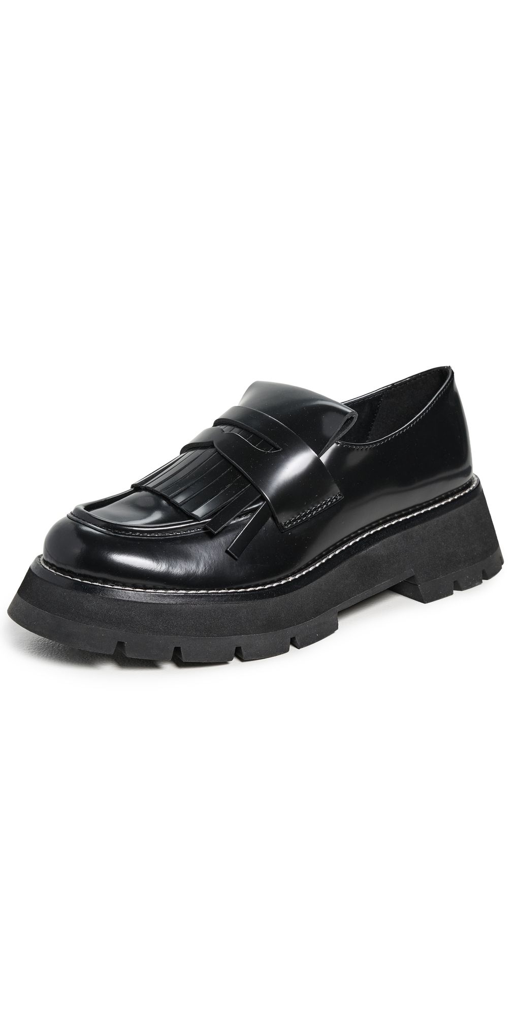 3.1 Phillip Lim Kate-Lug Sole Loafers W Tassels Black 37