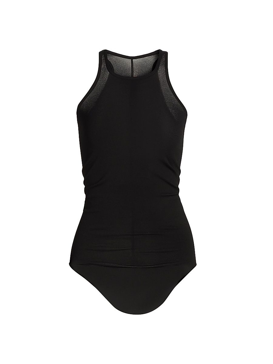 Women's Basic Drape Tank - Black - Size 6