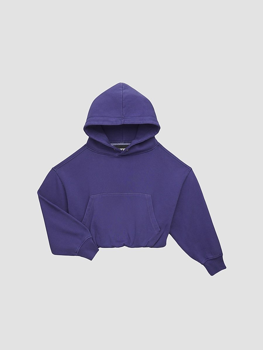 Girl's Ryan Bubble Hoodie - Sailboat Blue - Size 14
