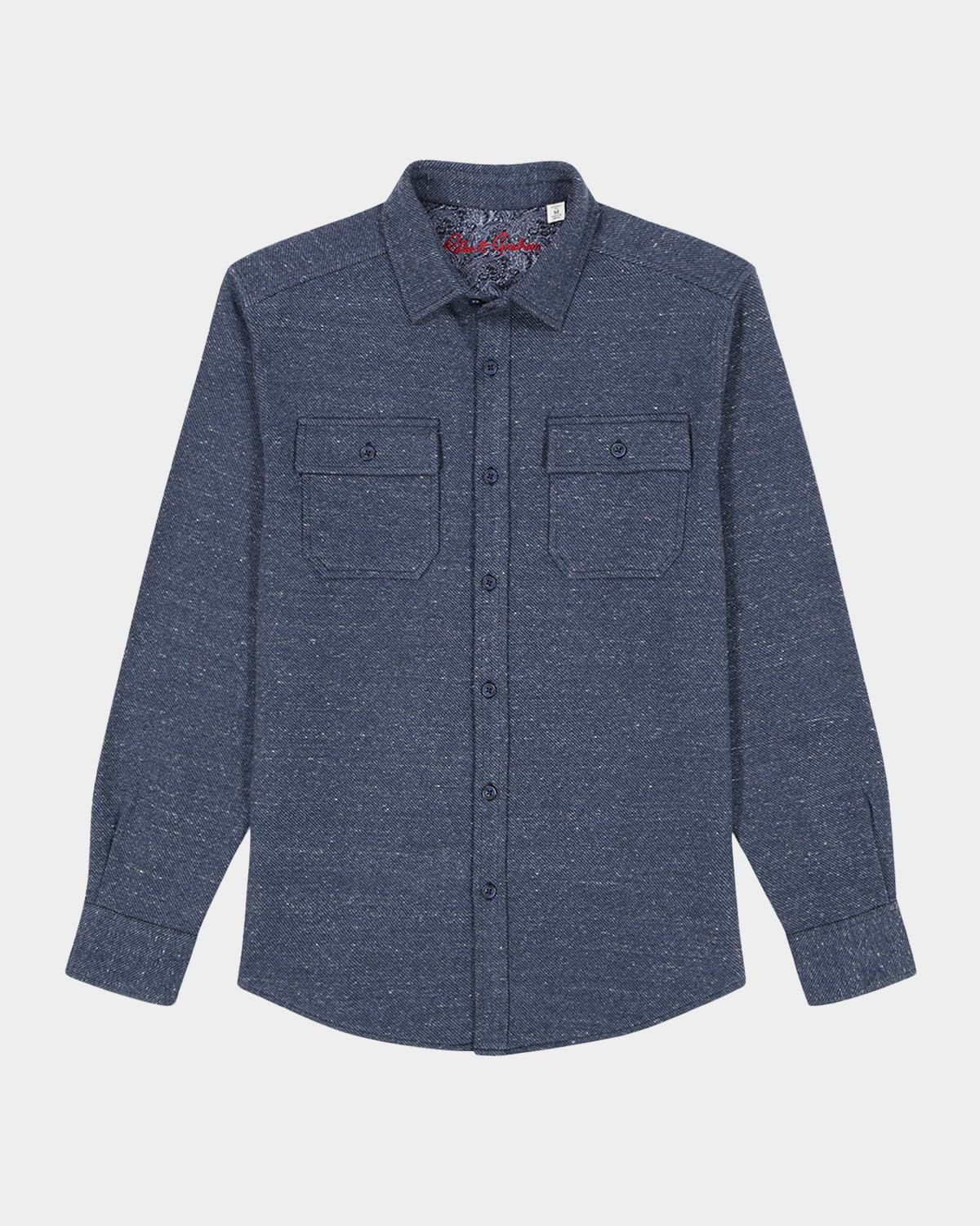 Men & apos;s Vigano Pocket Knit Button-Down Shirt