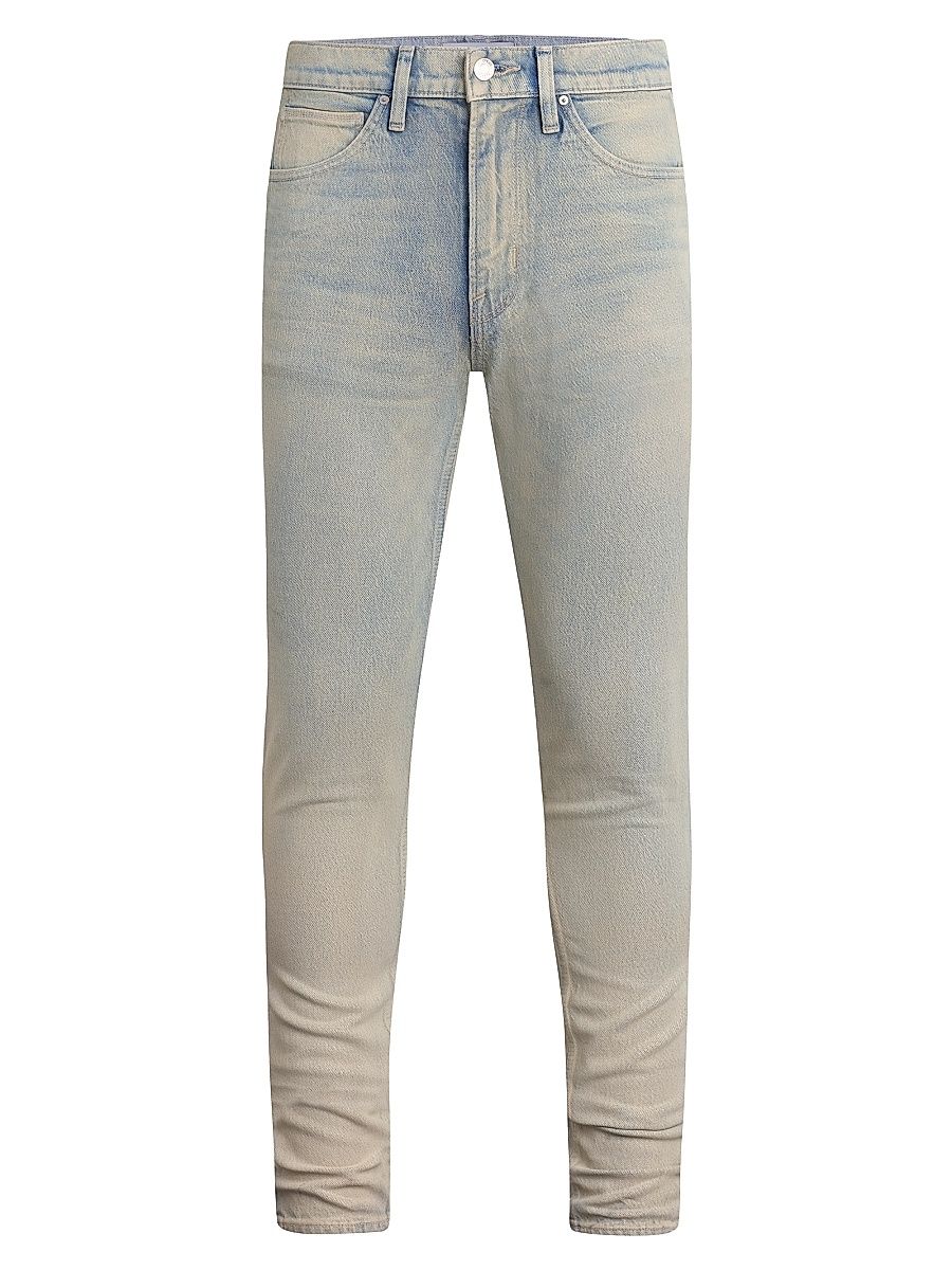 Men's Zack Coated Skinny-Fit Jeans - Coated Moss - Size 40