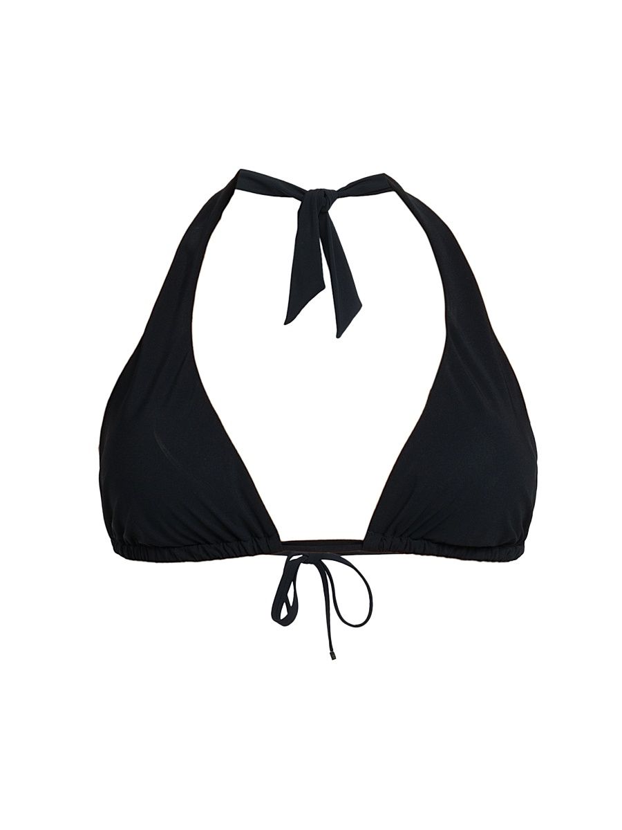 Women's Halter Bikini Top - Nero - Size Large