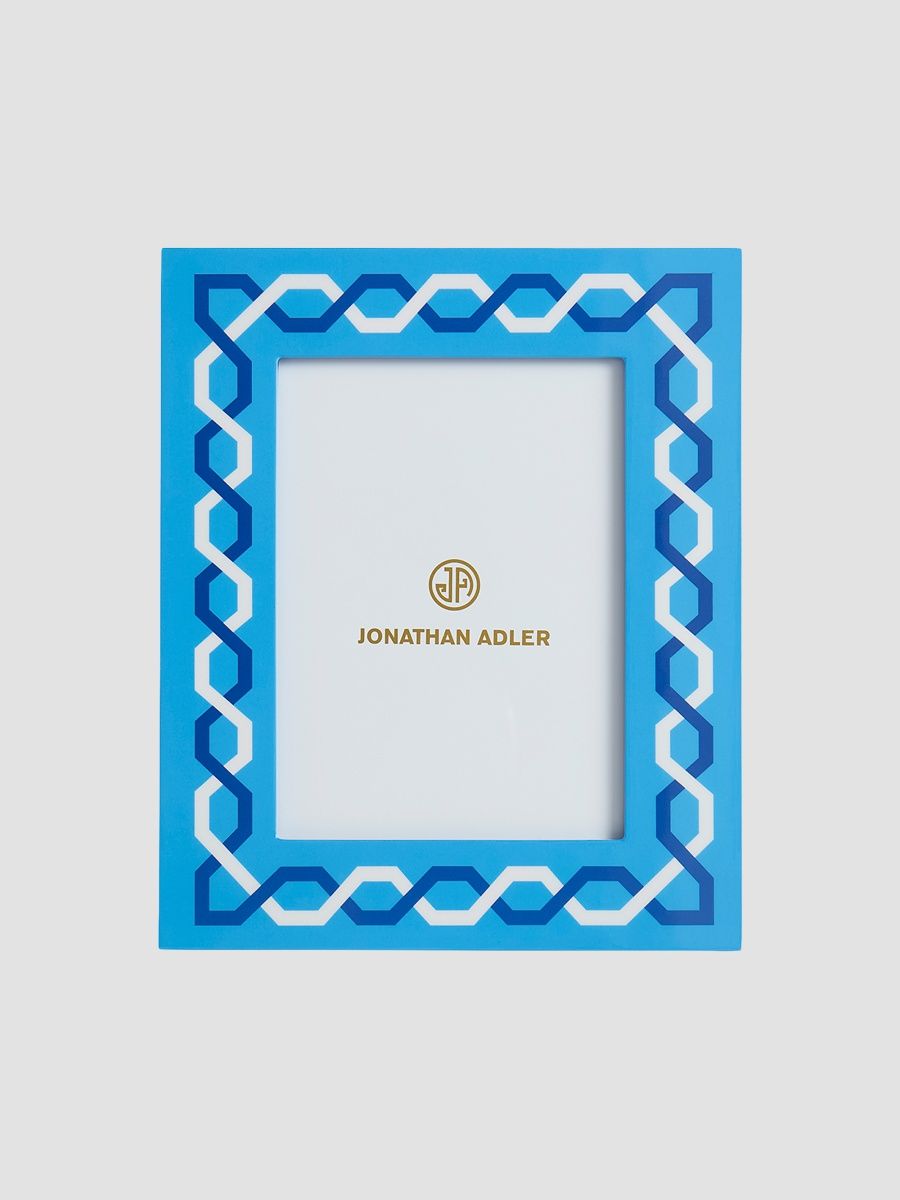 Jonathan Adler Sorrento Lacquer Frame - Blue