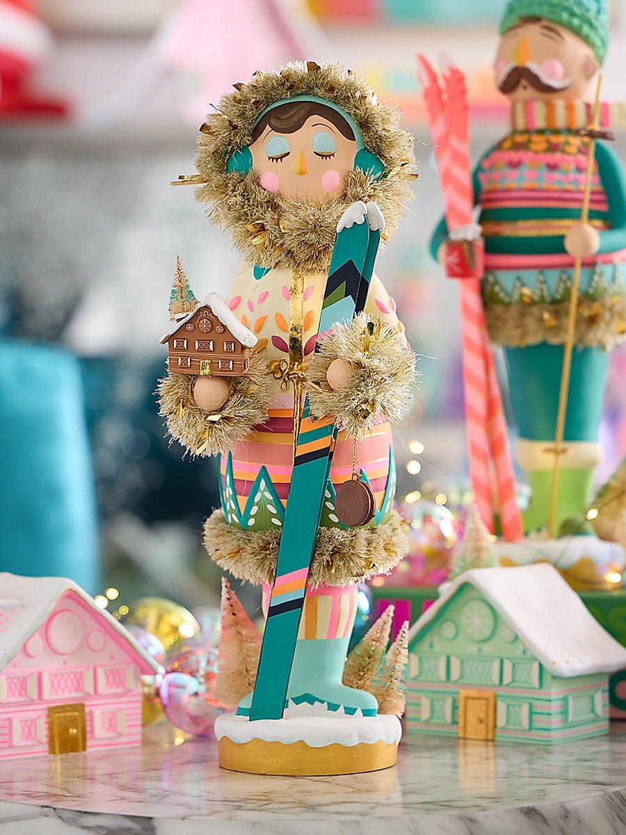 Here We Come A Wafflin' Beba Nutcracker Tabletop Figurine