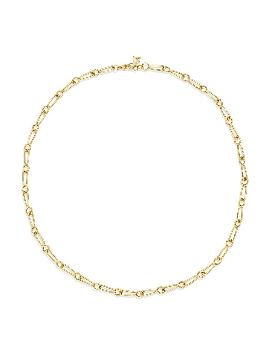 Women's Nature Deconstructed River 18K Yellow Gold Chain Necklace - Gold - Size 32