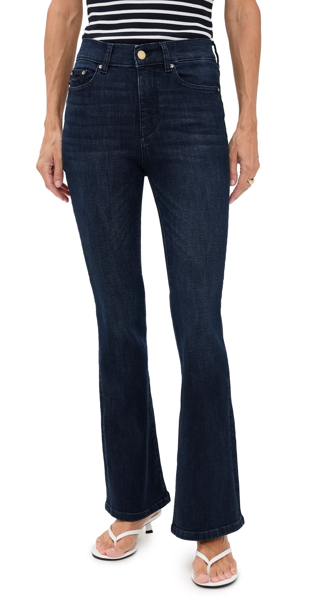 DL1961 Bridget Bootcut Petite High Rise Instasculpt Jeans Mediterranean (DL Airbrushed) 27