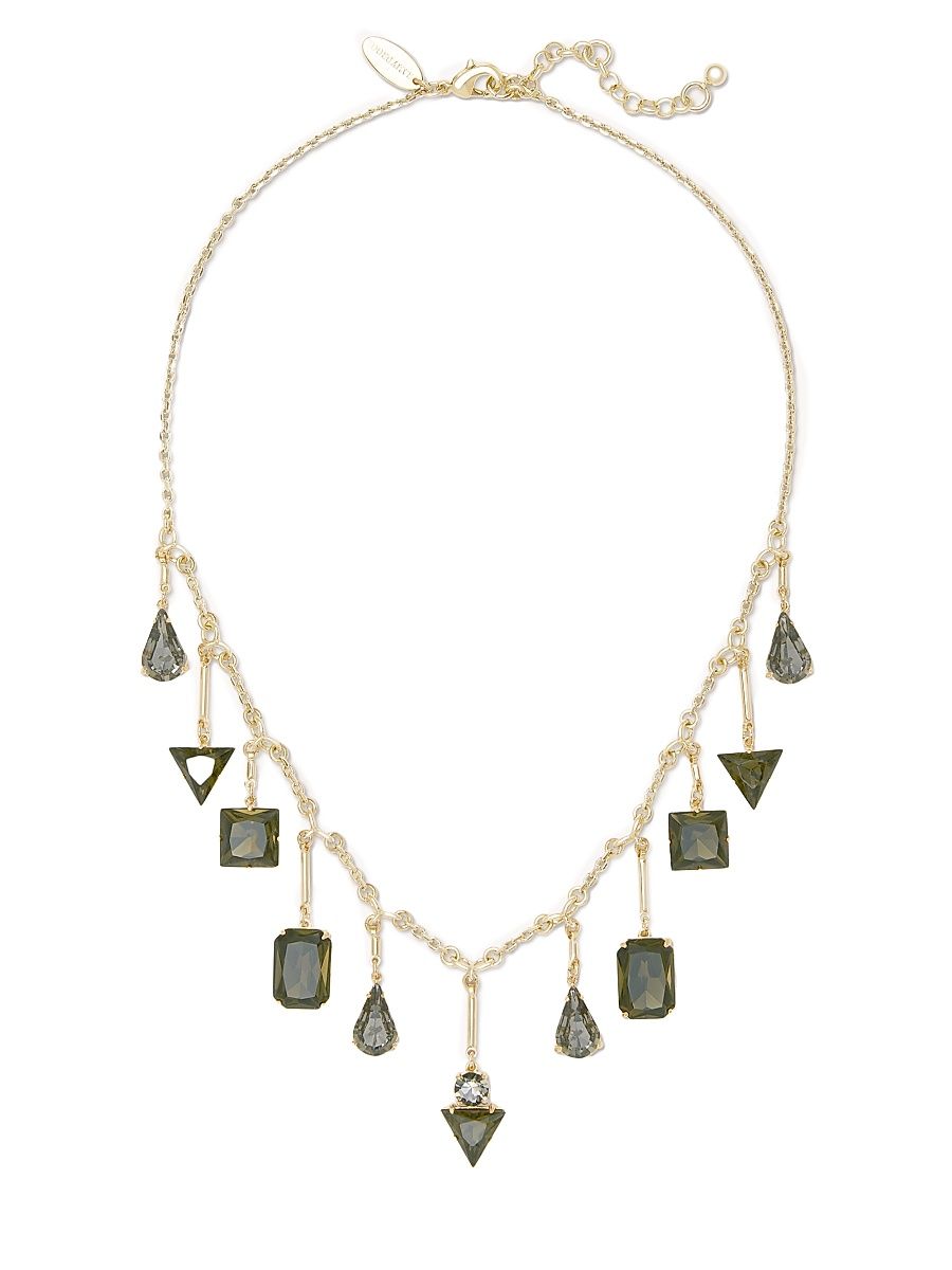 Women's Stone Jewelry Alanna Goldtone & Cubic Zirconia Necklace - Gold