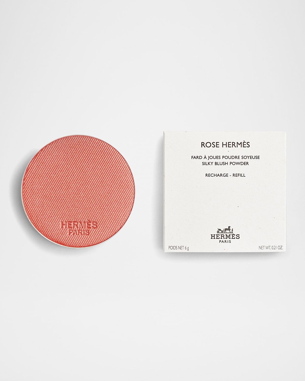 Rose Hermes Silky Blush Powder Refill
