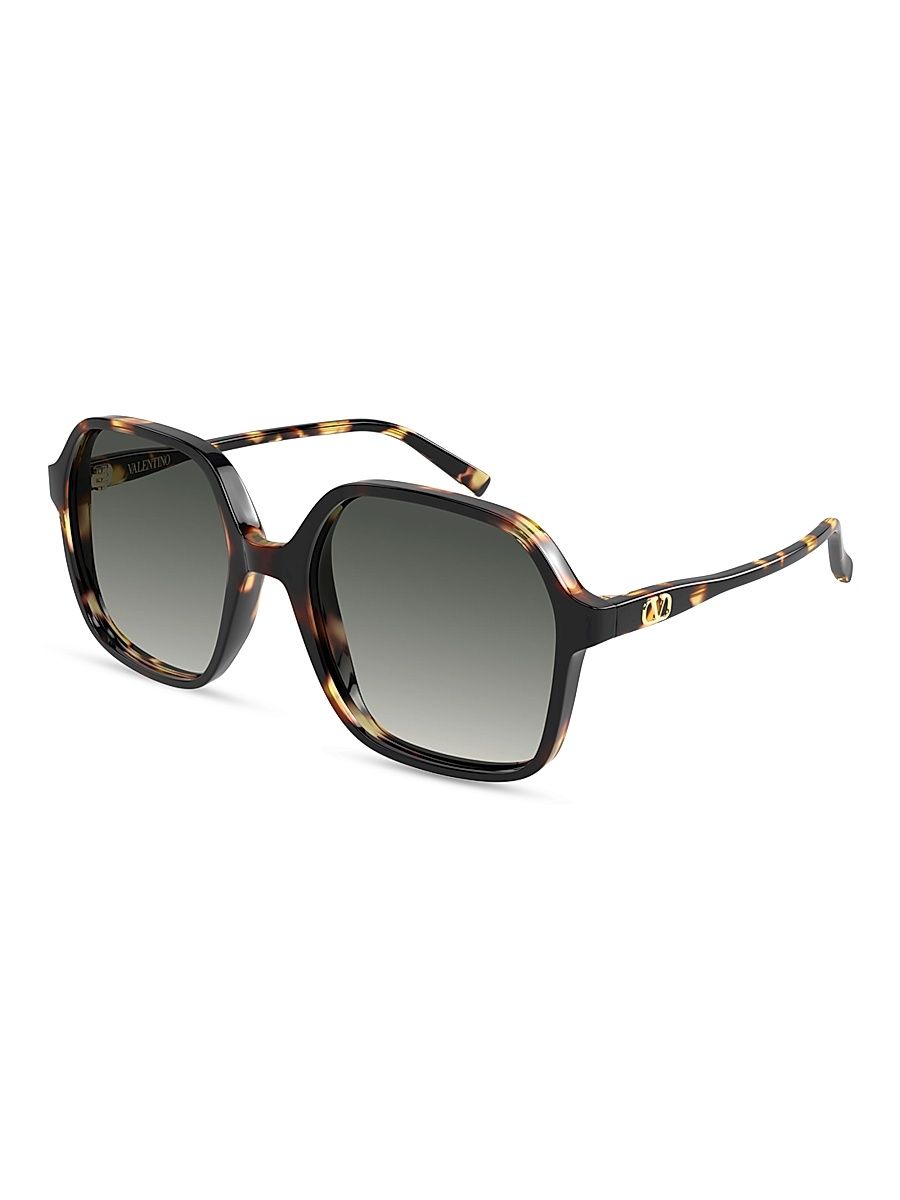 Women's Light 58MM Square Sunglasses - Brown