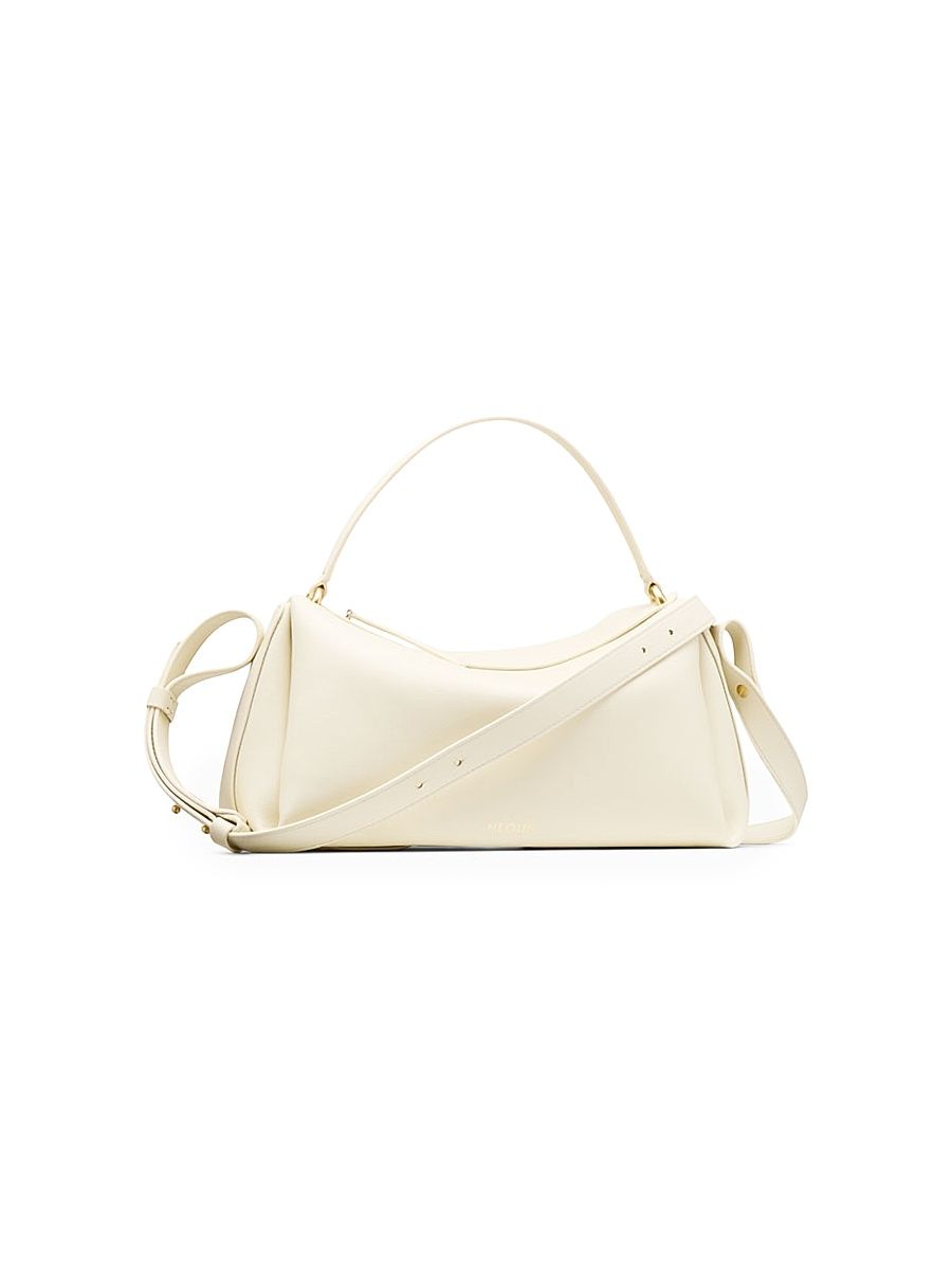 Women's Scorpius Crossbody Leather Bag - Cream