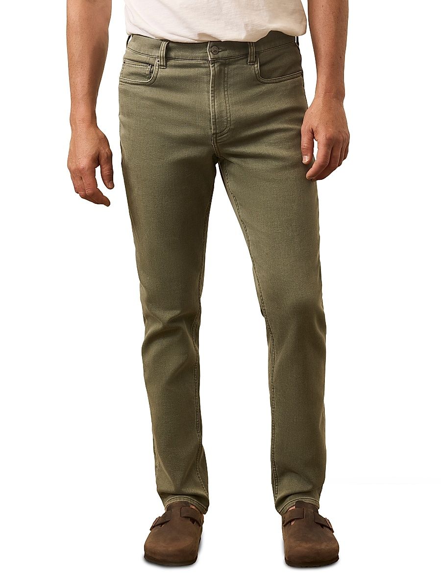 Men's Stretch Terry Five-Pocket Pants - Island Olive - Size 28