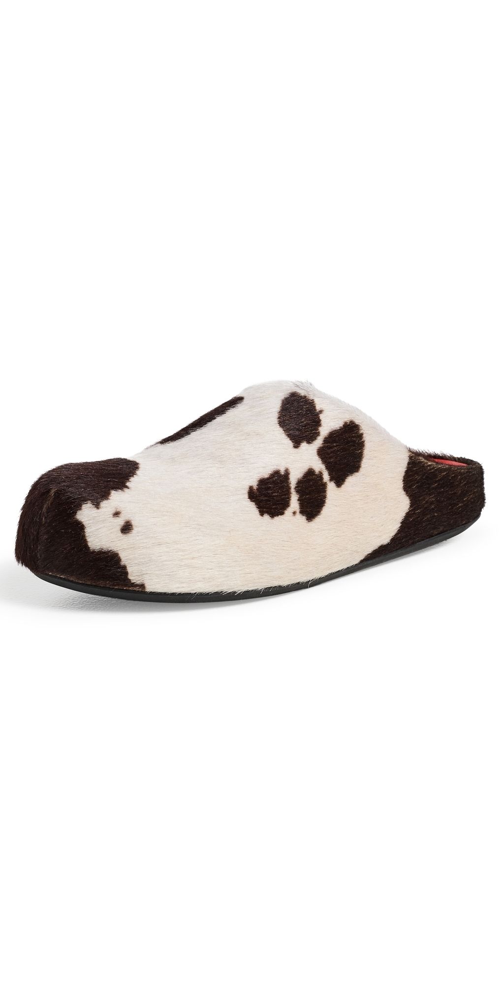 Marni Fussbett Sabot Flats LILY WHITE/BROWN 38
