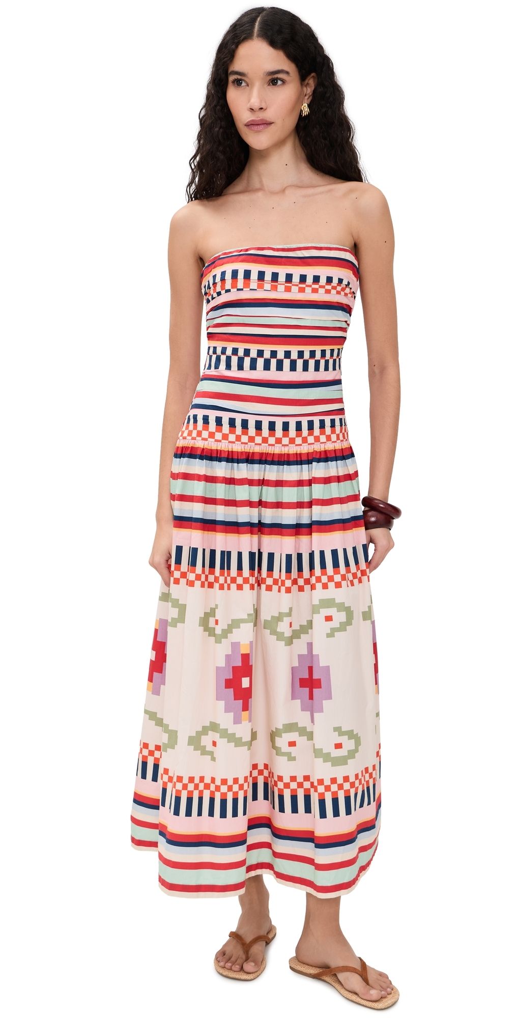 Carolina K Malla Dress Multi Chacana XS