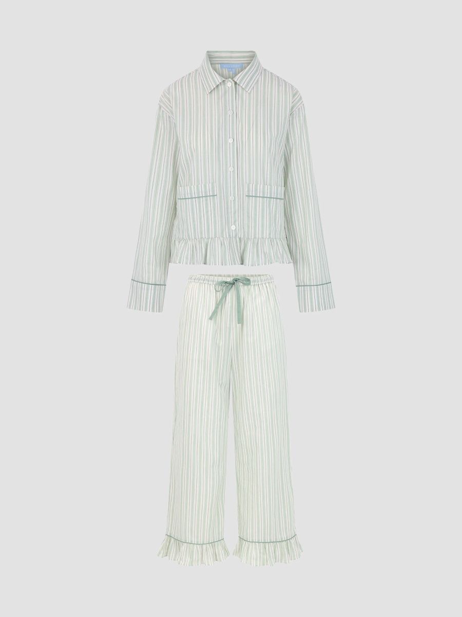 Hill House Home Women's The Marnie Pajama Set - Andrew Stripe - Size XXL
