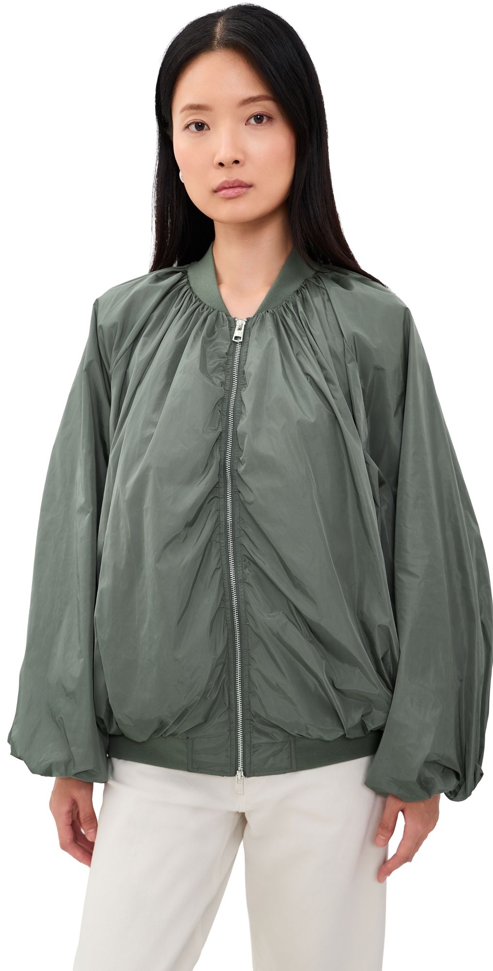 AGOLDE Raffi Bomber Jacket Fern S
